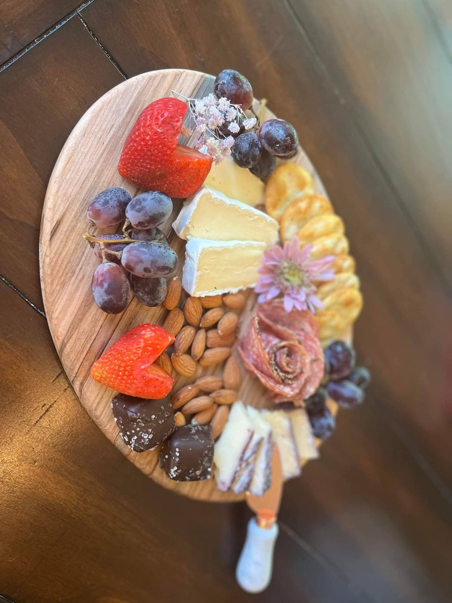 Charcuterie Board - Cheese Board - Cutting Board - Entertaining - Decor - Ambrosia Maple - Hardwood - Handmade - Distinctive and Unique