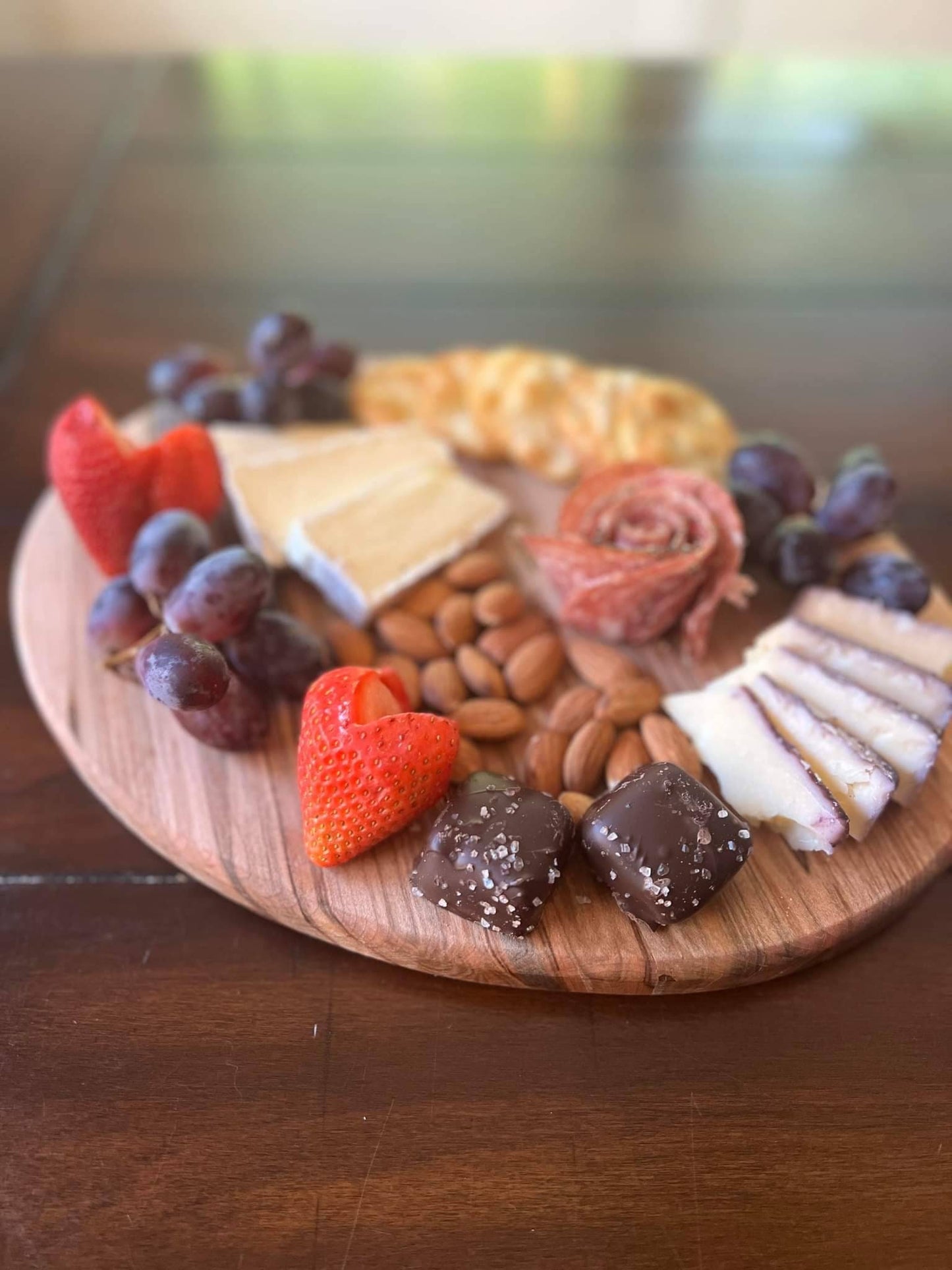 Charcuterie Board - Cheese Board - Cutting Board - Entertaining - Decor - Ambrosia Maple - Hardwood - Handmade - Distinctive and Unique