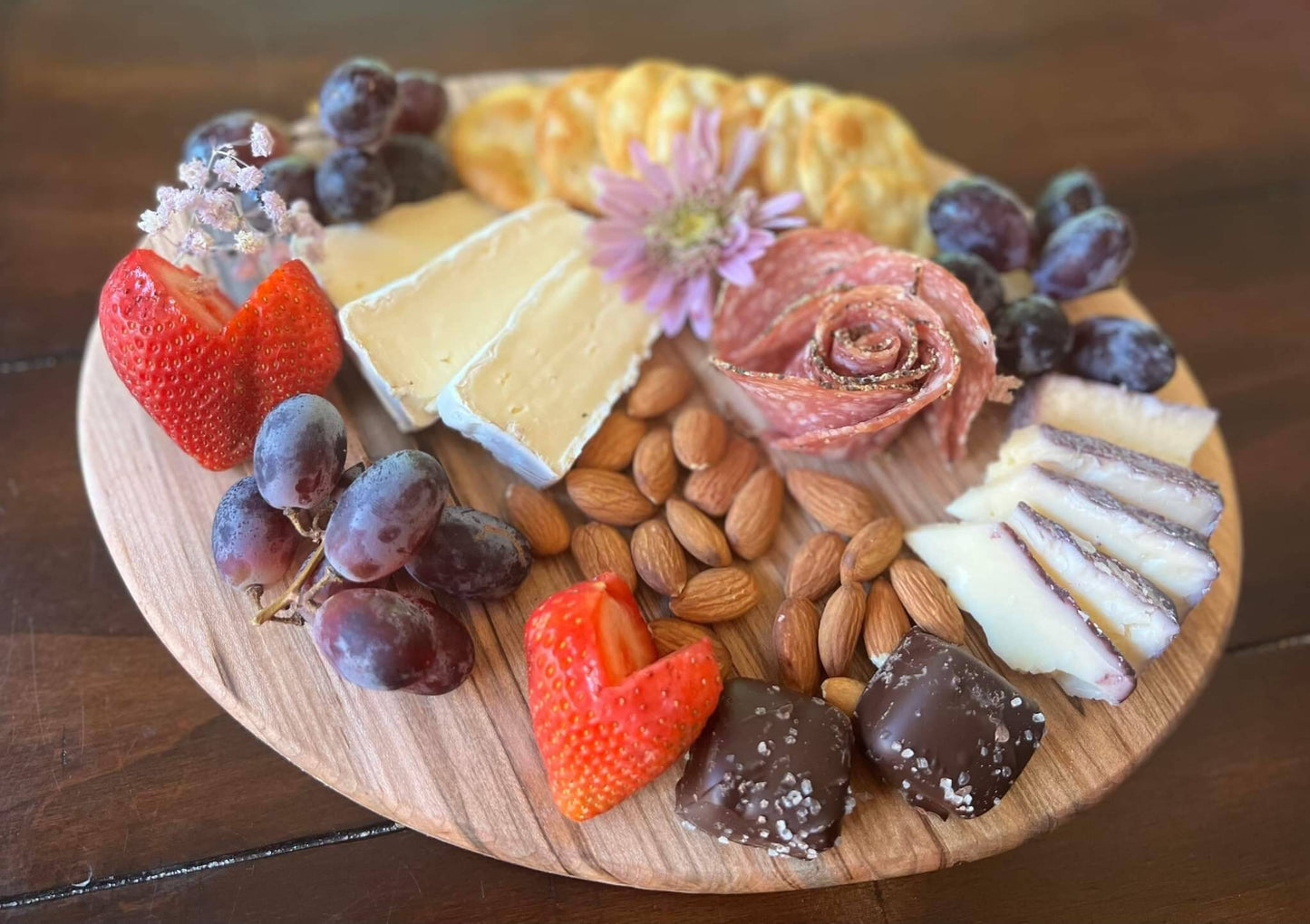 Charcuterie Board - Cheese Board - Cutting Board - Entertaining - Decor - Ambrosia Maple - Hardwood - Handmade - Distinctive and Unique