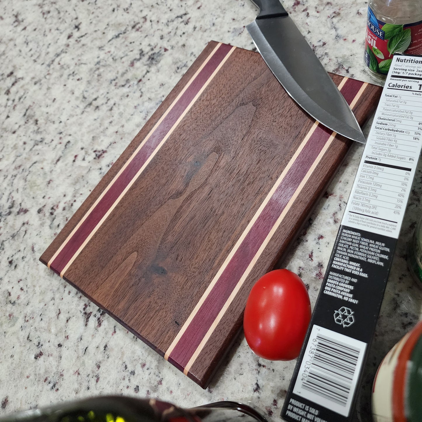 Cutting Board | Handmade | Walnut | Maple | Purpleheart | Kitchen Decor | Home Cook | Wedding Gift | Chef Gift | Housewarming Gift