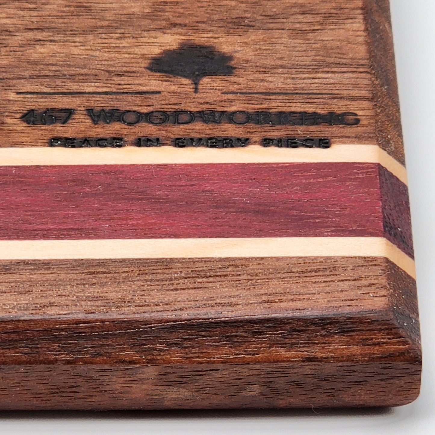 Cutting Board | Handmade | Walnut | Maple | Purpleheart | Kitchen Decor | Home Cook | Wedding Gift | Chef Gift | Housewarming Gift