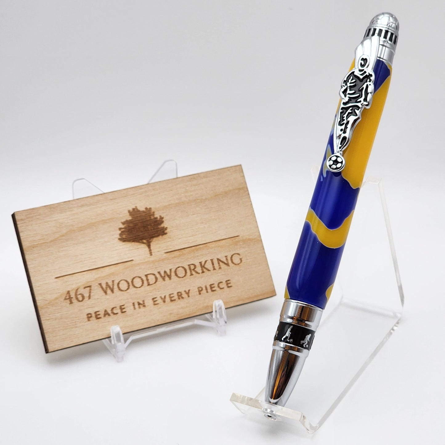 Soccer Supporter Pen | Soccer Fan Pen | Turned Pen | Handcrafted Pen | Unique Gift