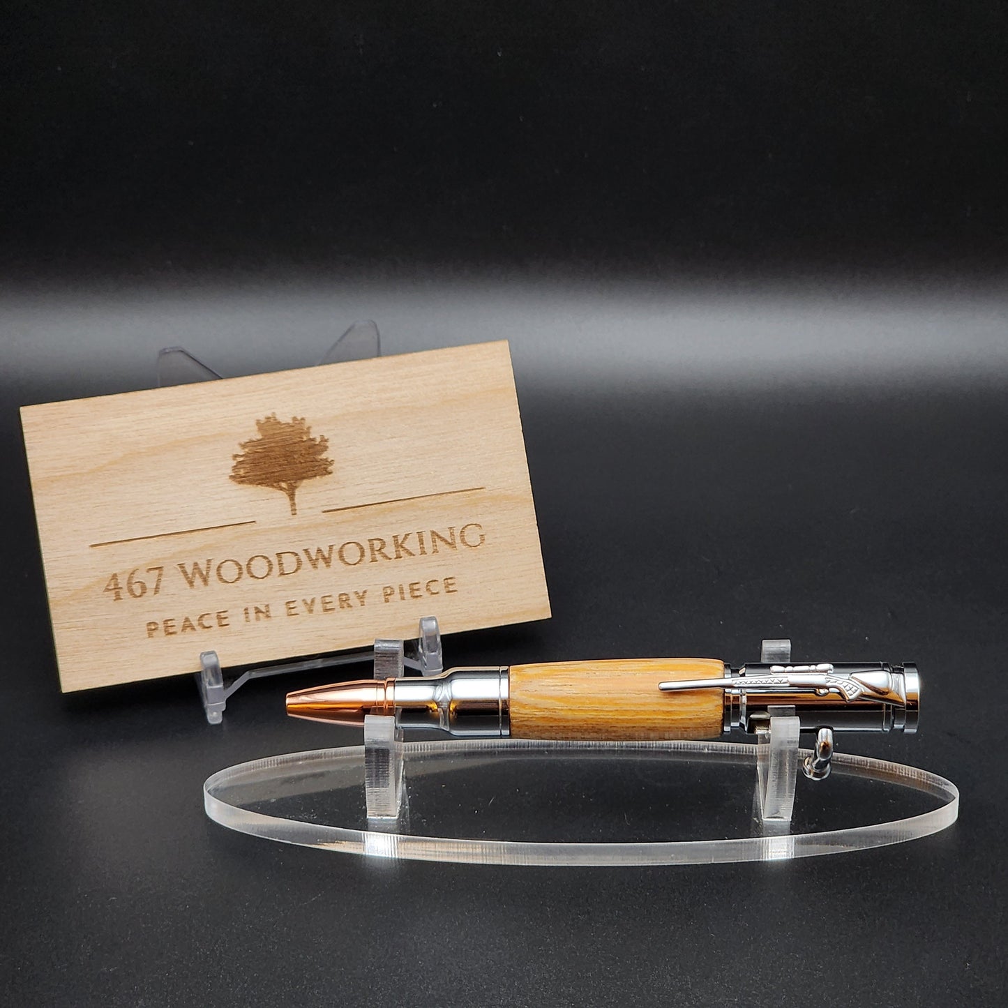 Mini 30 Caliber Bolt-Action Pen | Bullet Pen | Handmade Pen | Artisan Pen