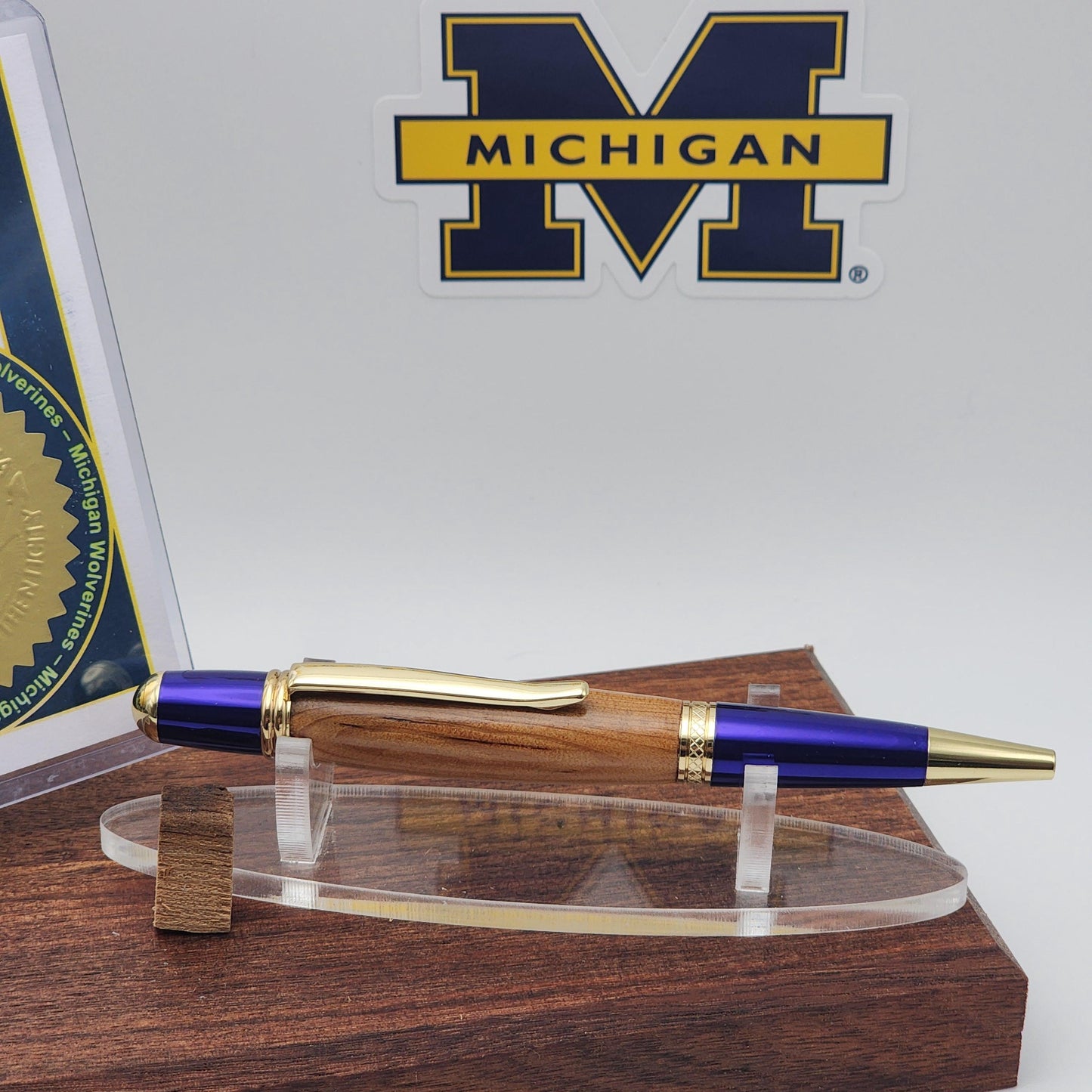 University of Michigan Pen | Michigan Stadium Souvenir Pen | College Football | Collectible | NCAA | Handcrafted Pen | Wolverines Fan Gift