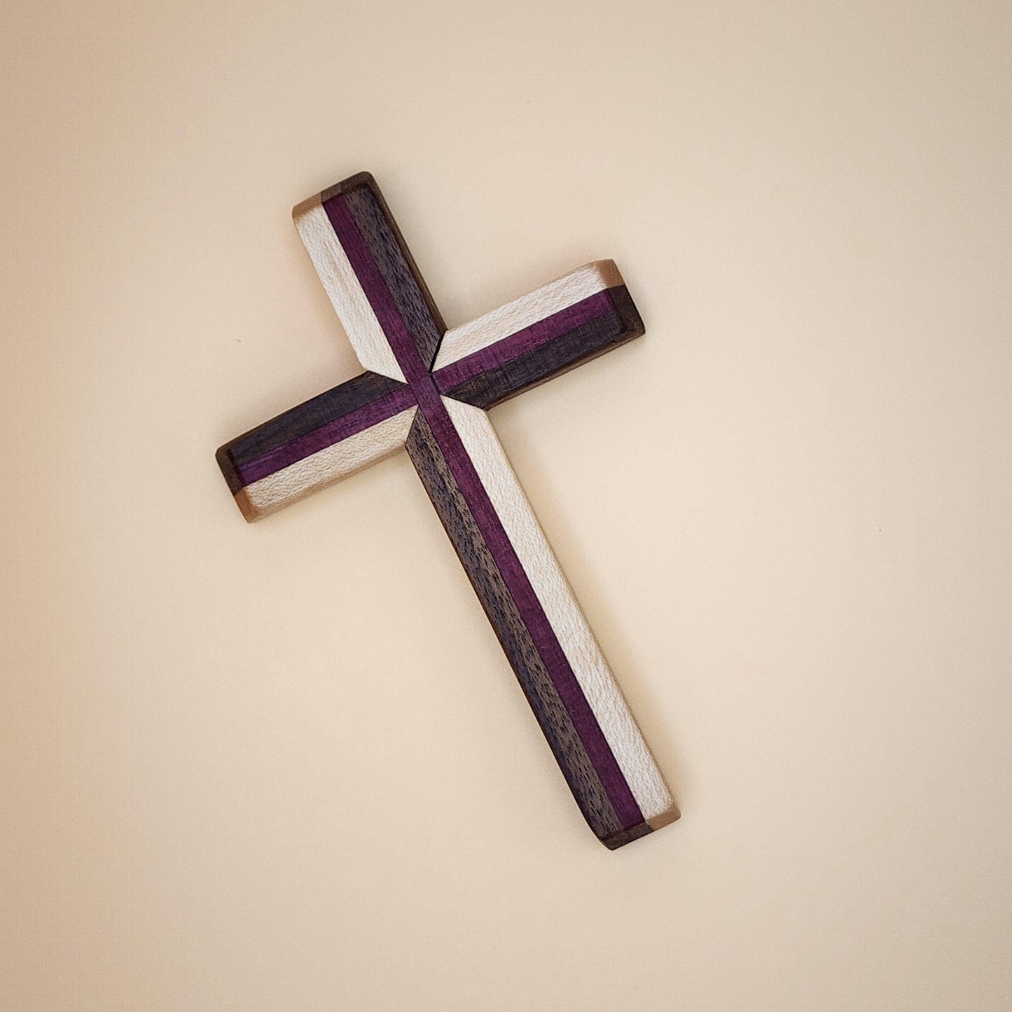 Thinline Cross | Decorative | Handmade | Housewarming Gift | Church | Baptism Gift | Walnut | Maple | Oak | Wenge | Purpleheart