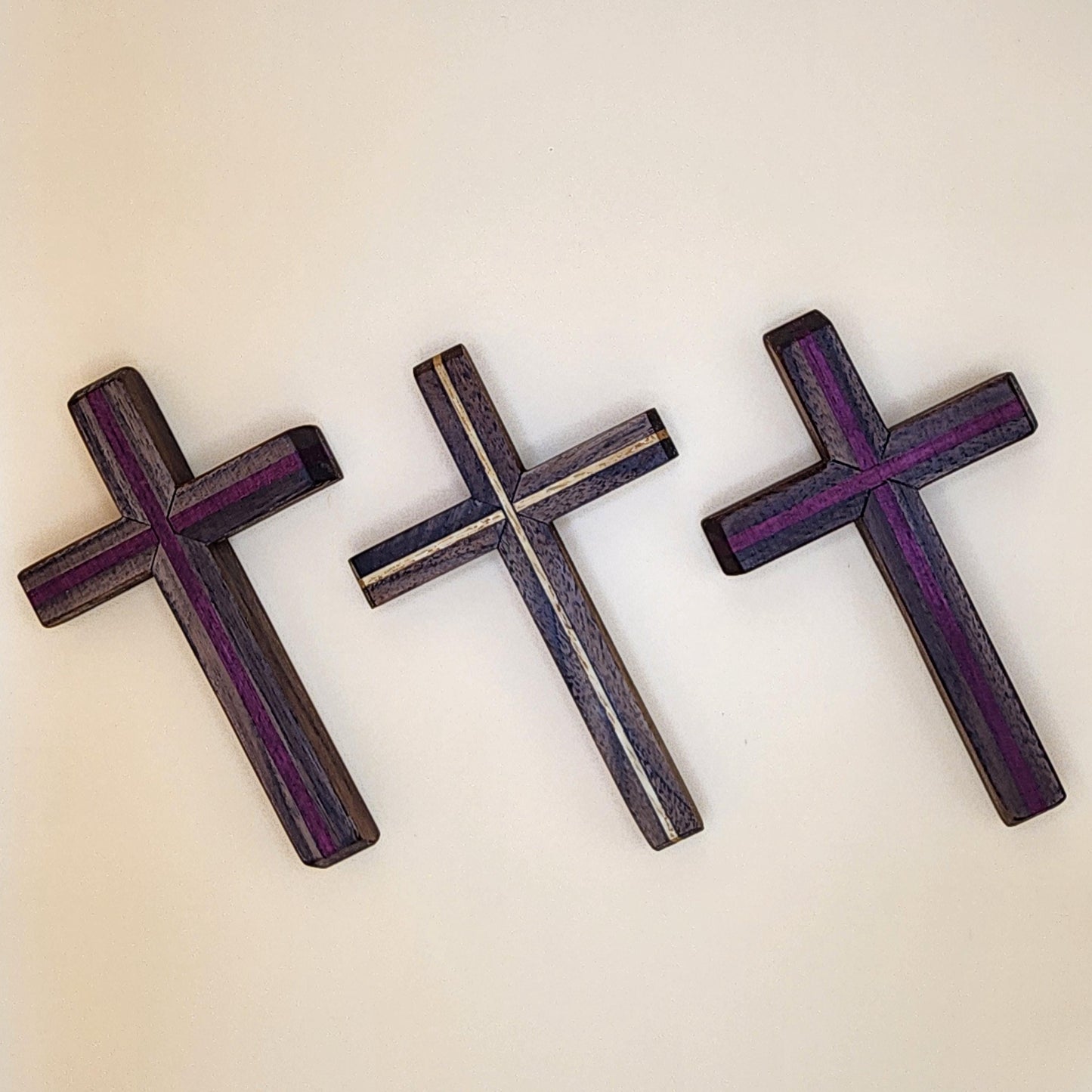 Thinline Cross | Decorative | Handmade | Housewarming Gift | Church | Baptism Gift | Walnut | Maple | Oak | Wenge | Purpleheart
