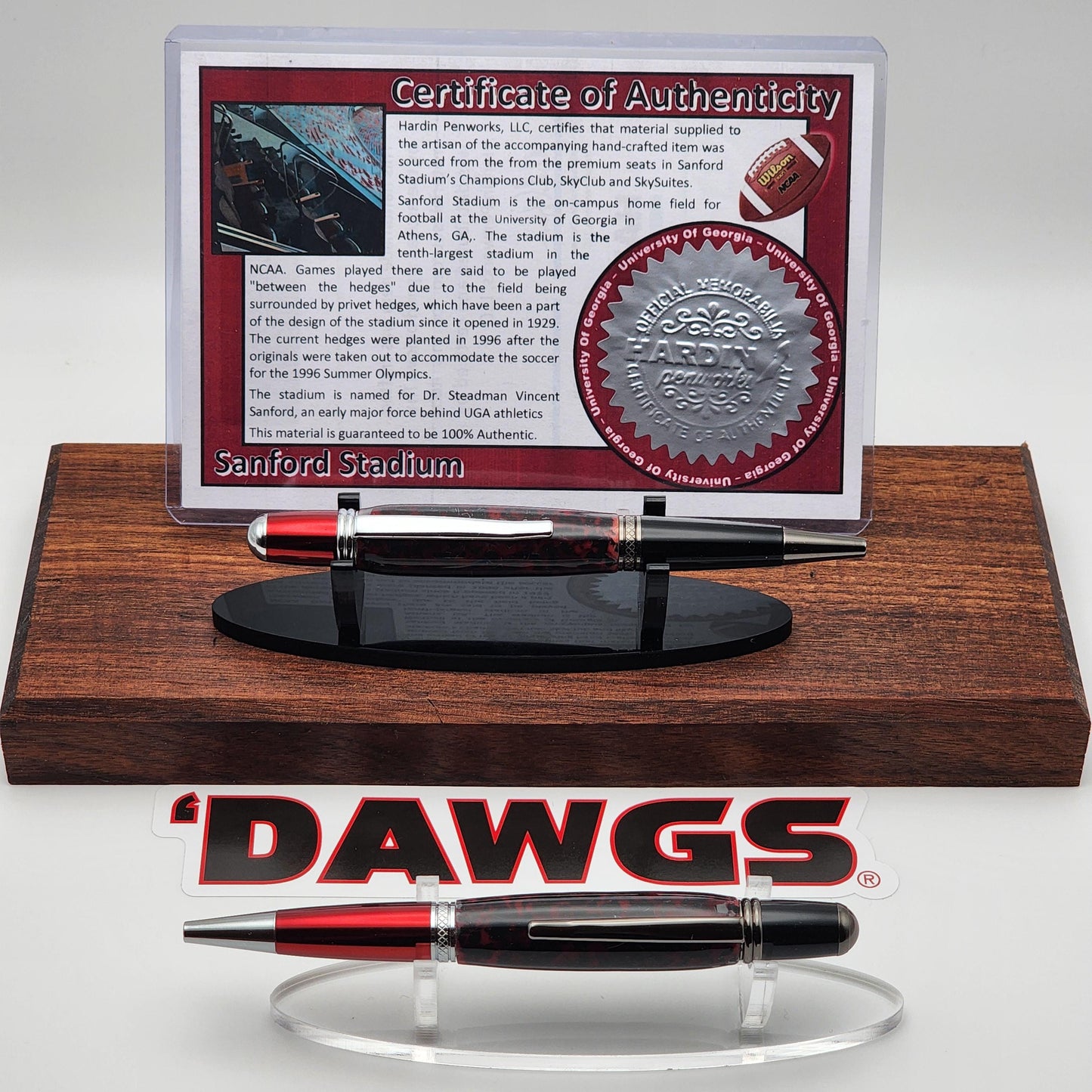 University of Georgia Pen | Sanford Stadium Plastic Seat Souvenir Pen | College Football | Collectible | NCAA | SEC | Bulldogs Fan Gift
