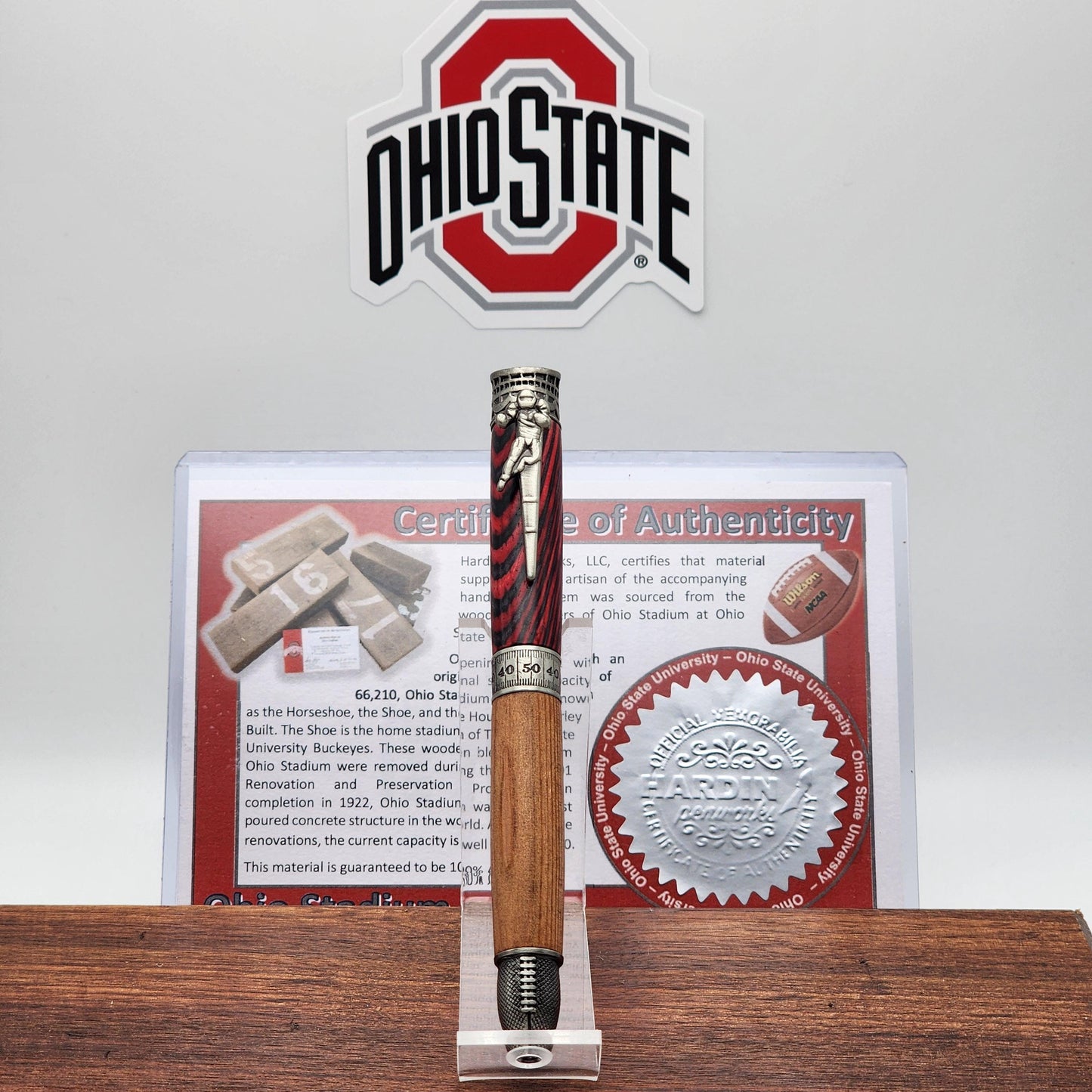 Ohio State University Pen | Ohio Stadium Souvenir Pen | Stadium Seat Pen | College Football | Collectible | NCAA | Buckeyes Fan Gift
