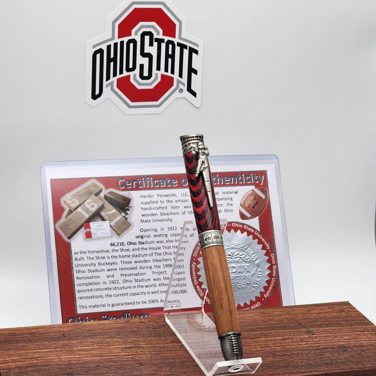 Ohio State University Pen | Ohio Stadium Souvenir Pen | Stadium Seat Pen | College Football | Collectible | NCAA | Buckeyes Fan Gift