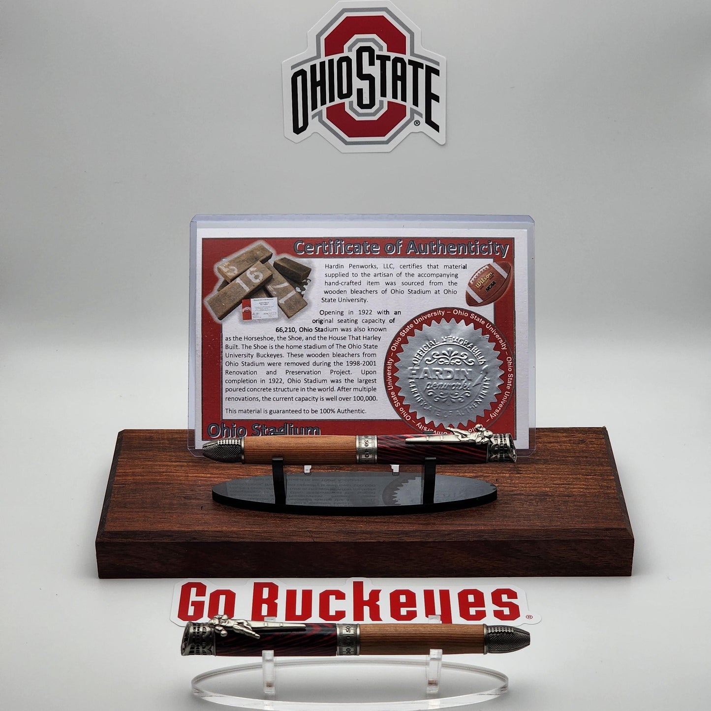 Ohio State University Pen | Ohio Stadium Souvenir Pen | Stadium Seat Pen | College Football | Collectible | NCAA | Buckeyes Fan Gift