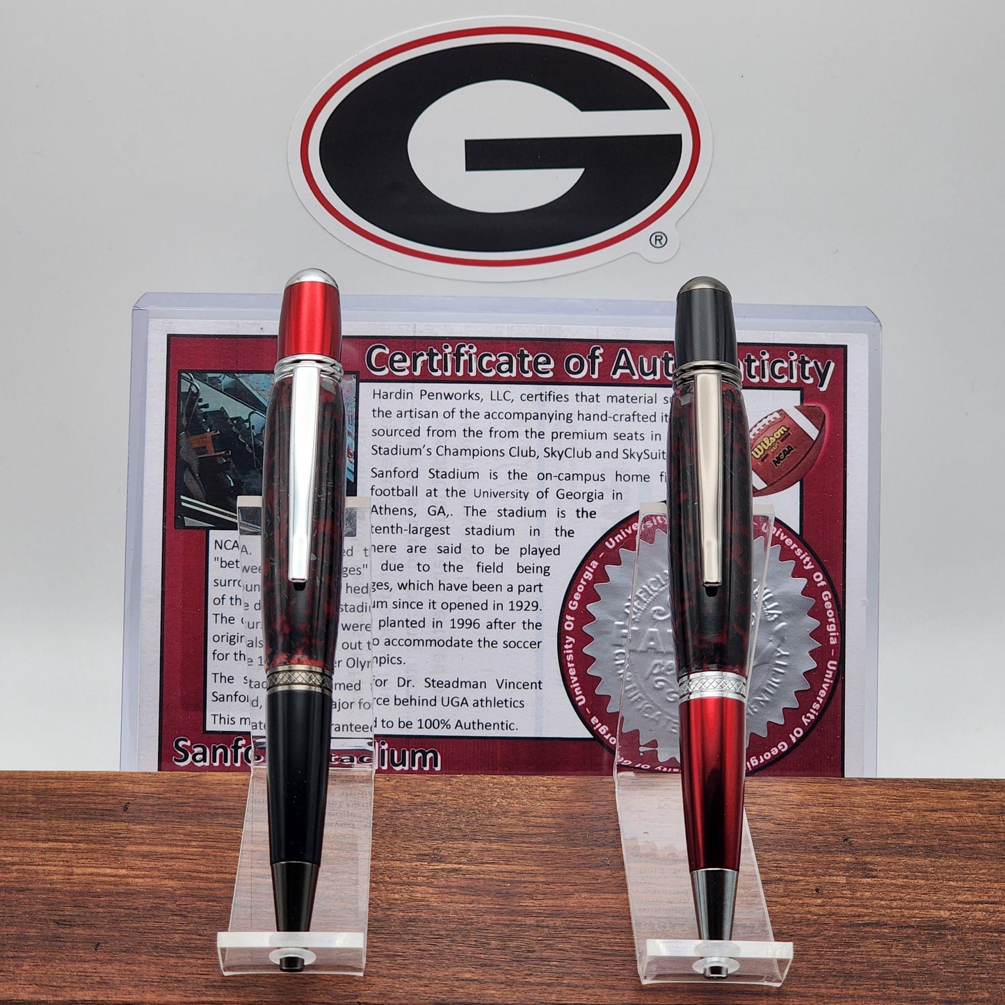 University of Georgia Pen | Sanford Stadium Plastic Seat Souvenir Pen | College Football | Collectible | NCAA | SEC | Bulldogs Fan Gift