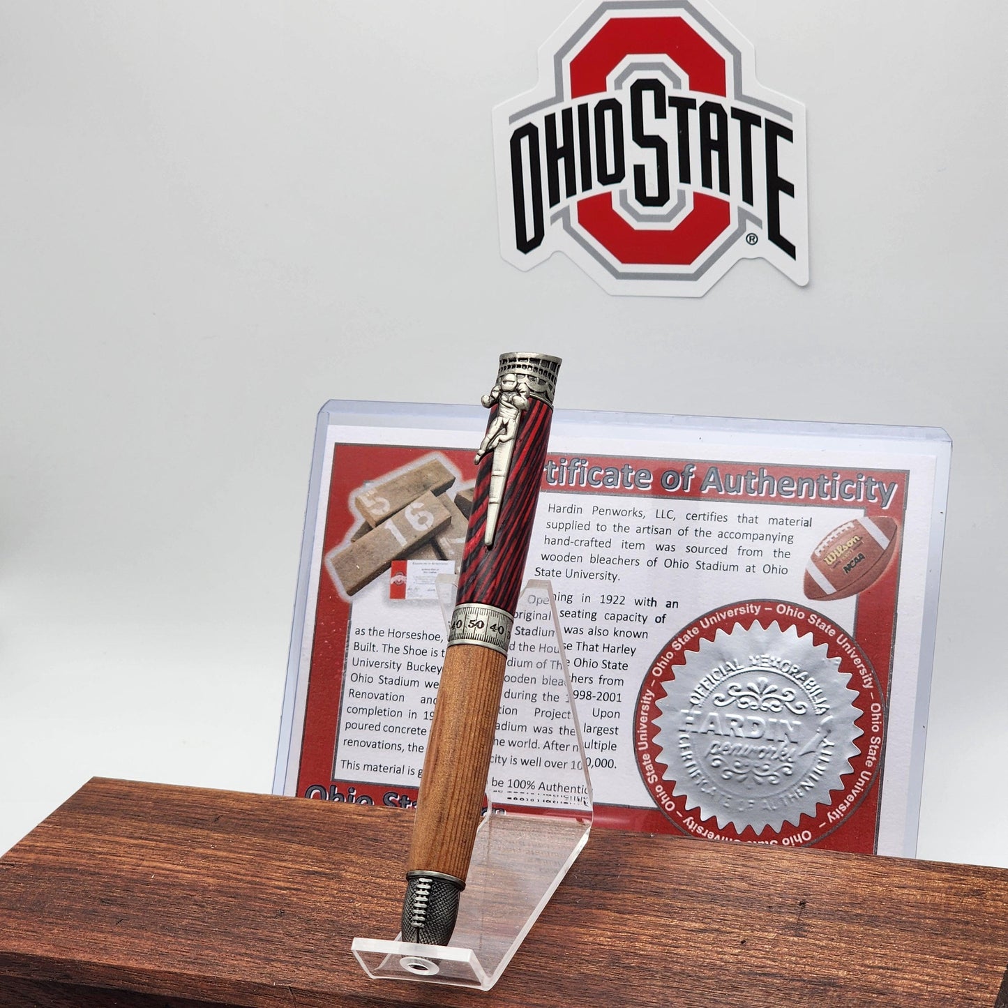 Ohio State University Pen | Ohio Stadium Souvenir Pen | Stadium Seat Pen | College Football | Collectible | NCAA | Buckeyes Fan Gift