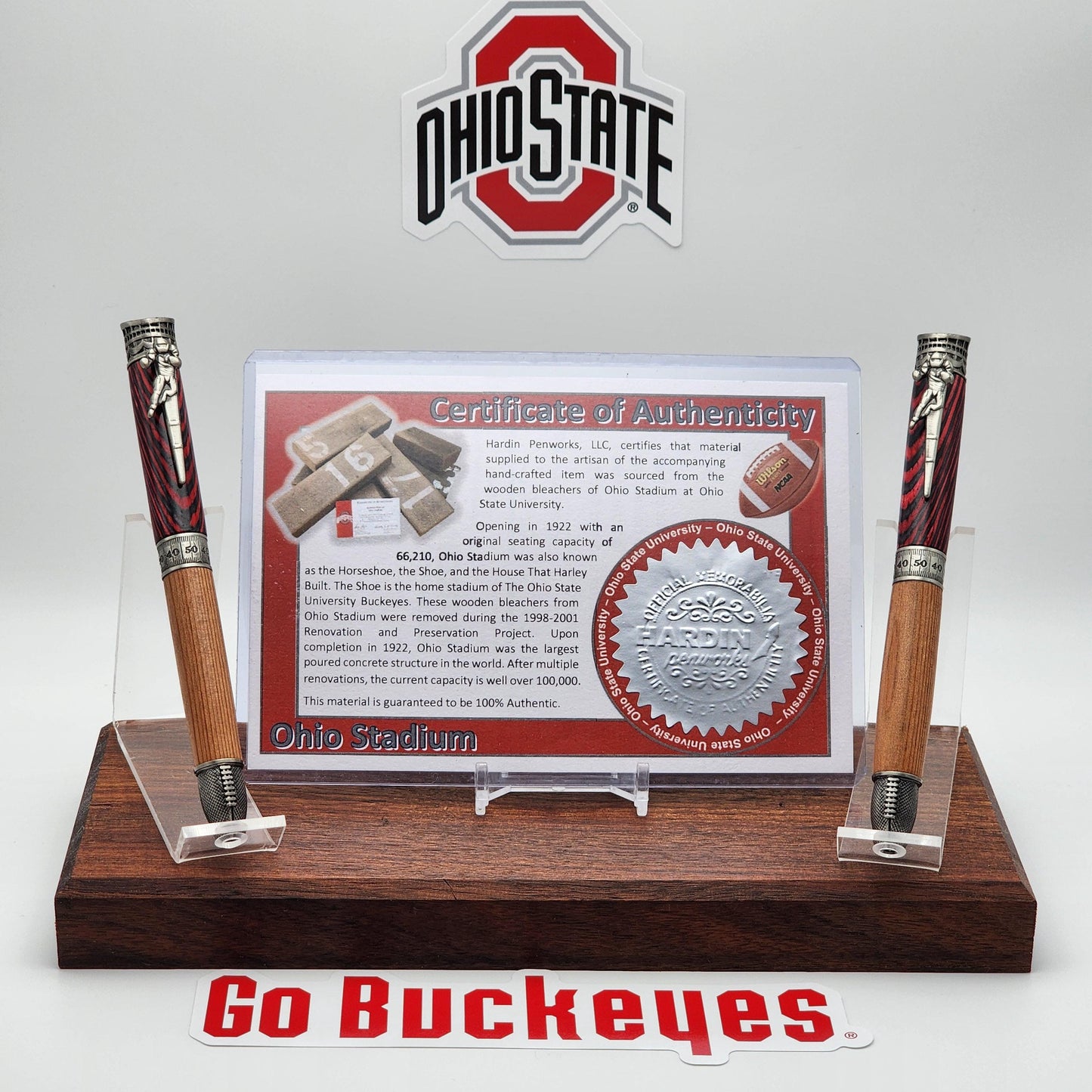 Ohio State University Pen | Ohio Stadium Souvenir Pen | Stadium Seat Pen | College Football | Collectible | NCAA | Buckeyes Fan Gift