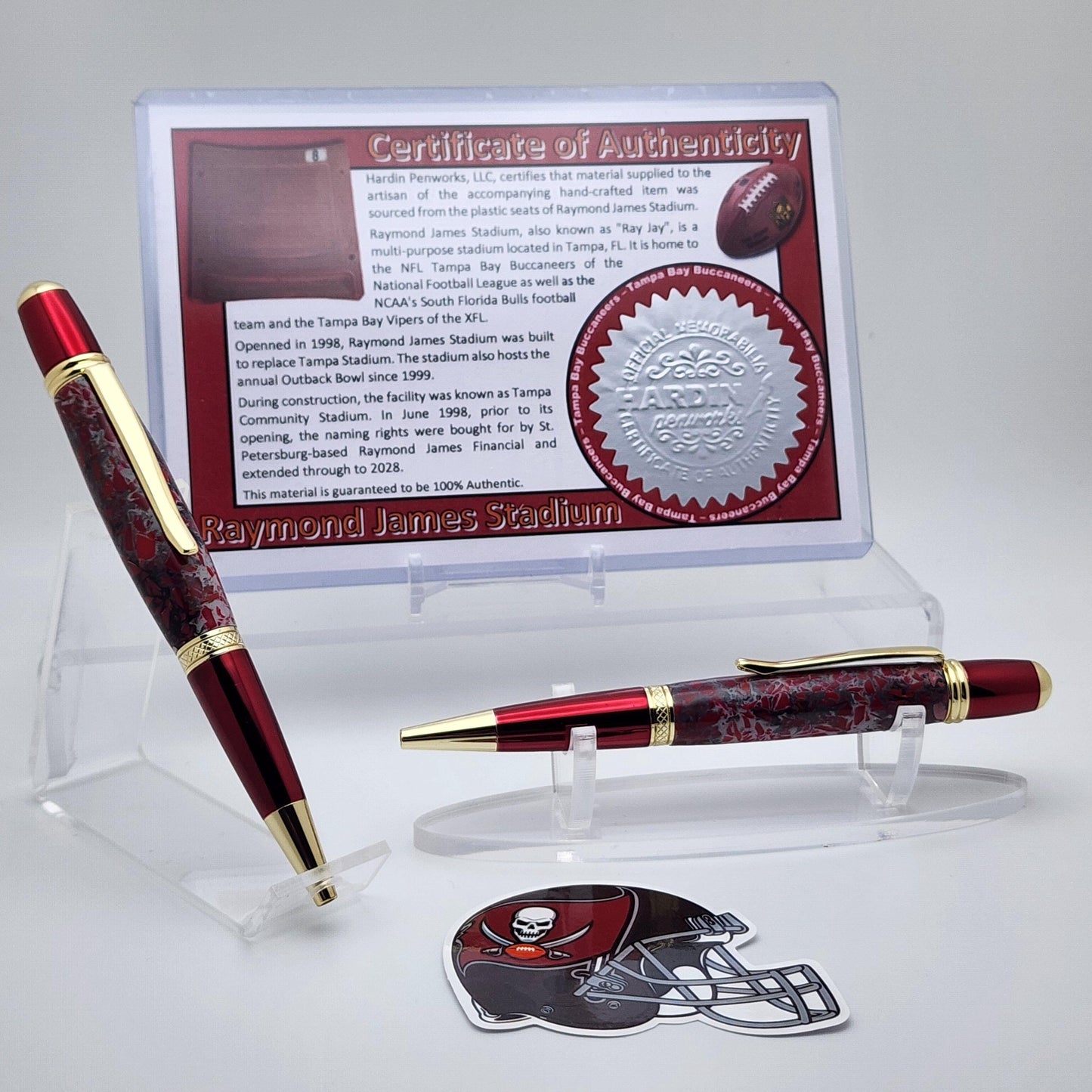 Tampa Bay Buccaneers | Raymond James Stadium Souvenir Pen | NFL | Collectible | Handcrafted | Buccaneers Fan Gift | NFC South