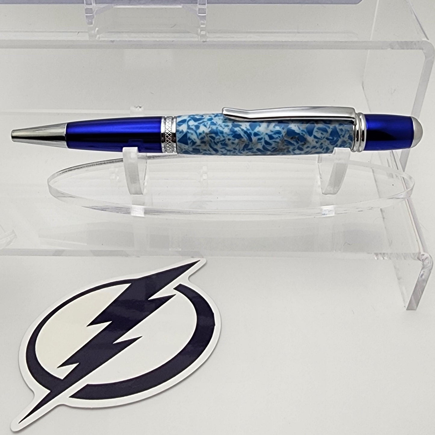 Tampa Bay Lightning | Amalie Arena Souvenir Hockey Pen | NHL | Collectible | Handcrafted | Lightning Fan Gift | Eastern Conference