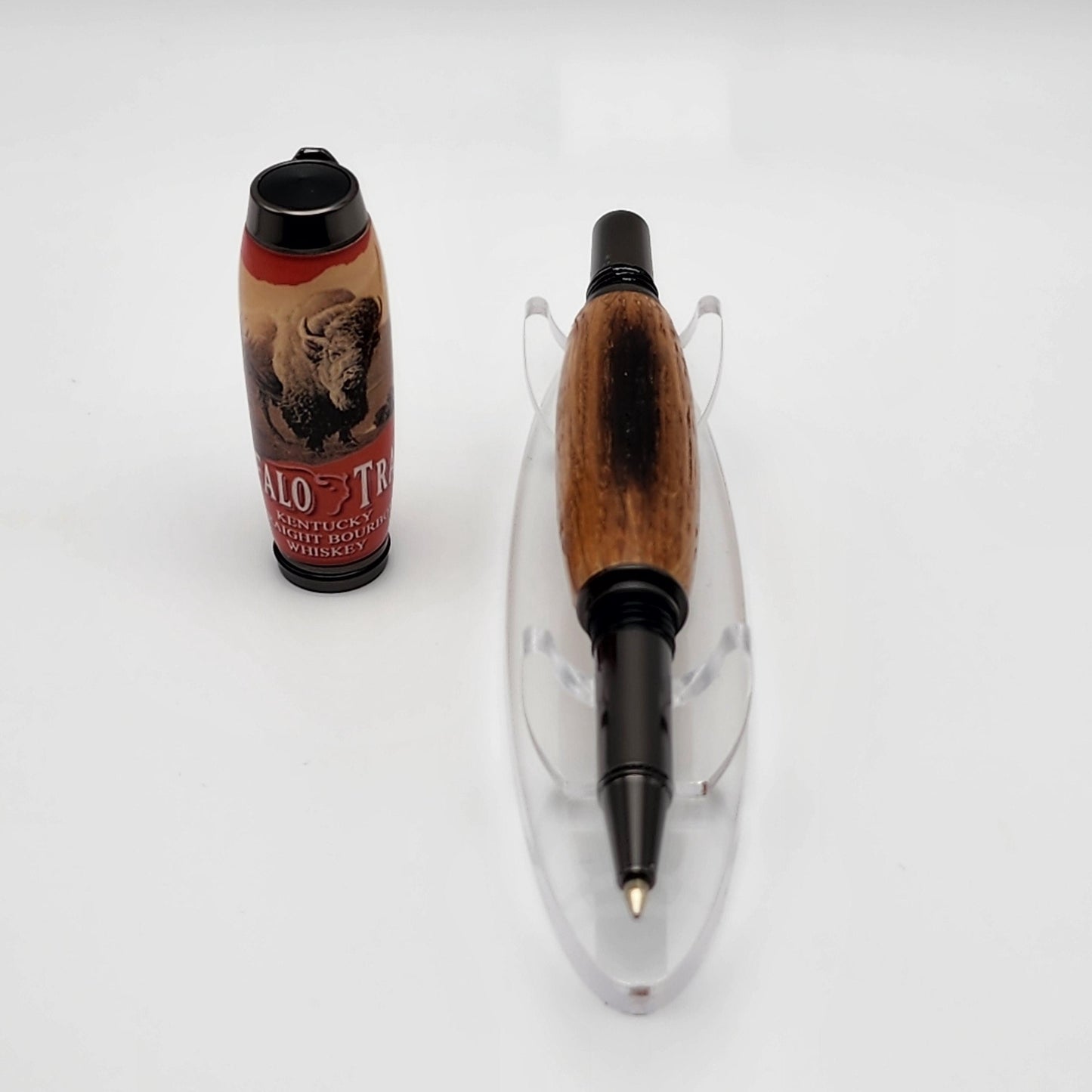Bourbon & Whiskey Barrel Rollerball Pen | Jack Daniel's | Buffalo Trace | Blanton's | Authentic Oak Barrel Stave Pen | Handmade Pen