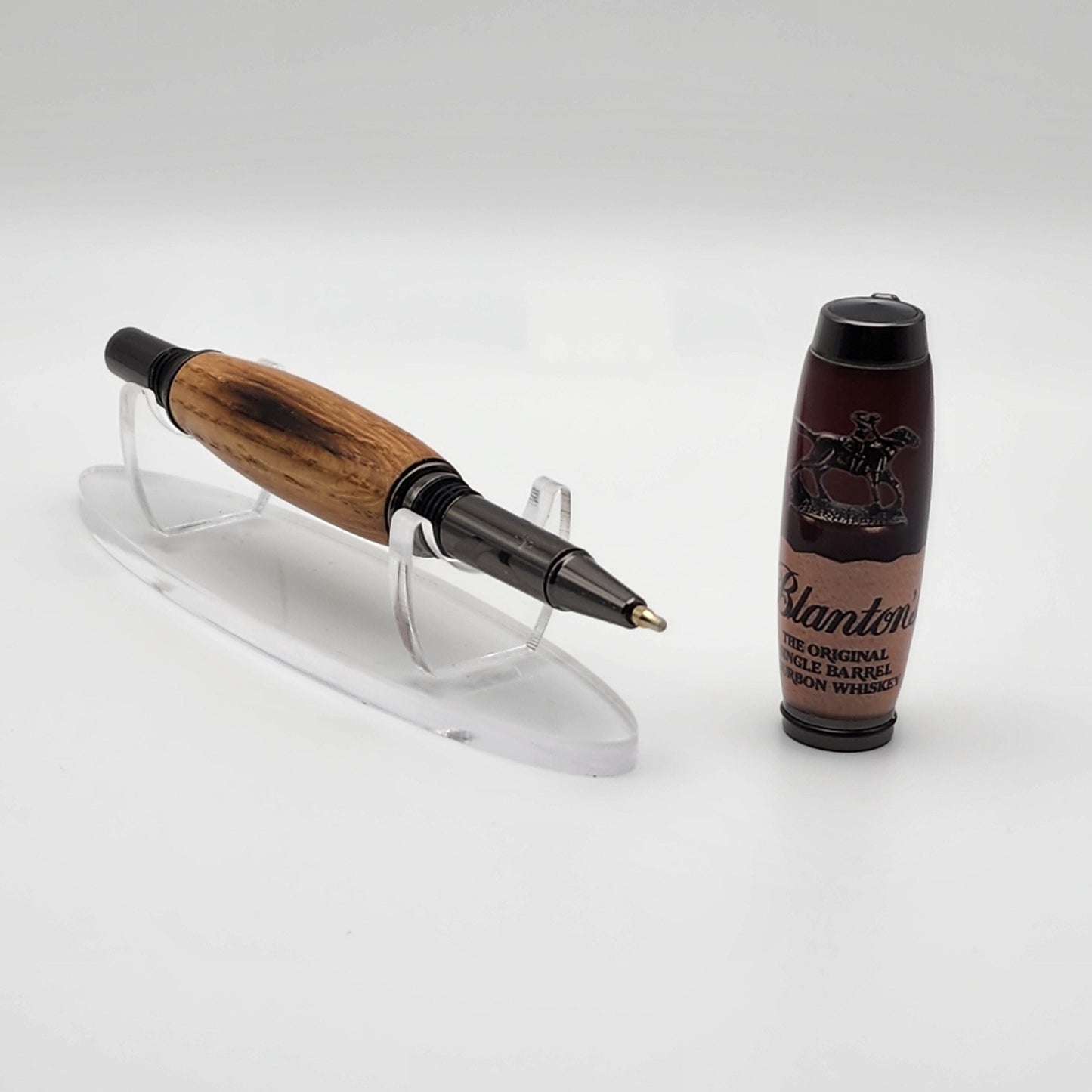 Bourbon & Whiskey Barrel Rollerball Pen | Jack Daniel's | Buffalo Trace | Blanton's | Authentic Oak Barrel Stave Pen | Handmade Pen