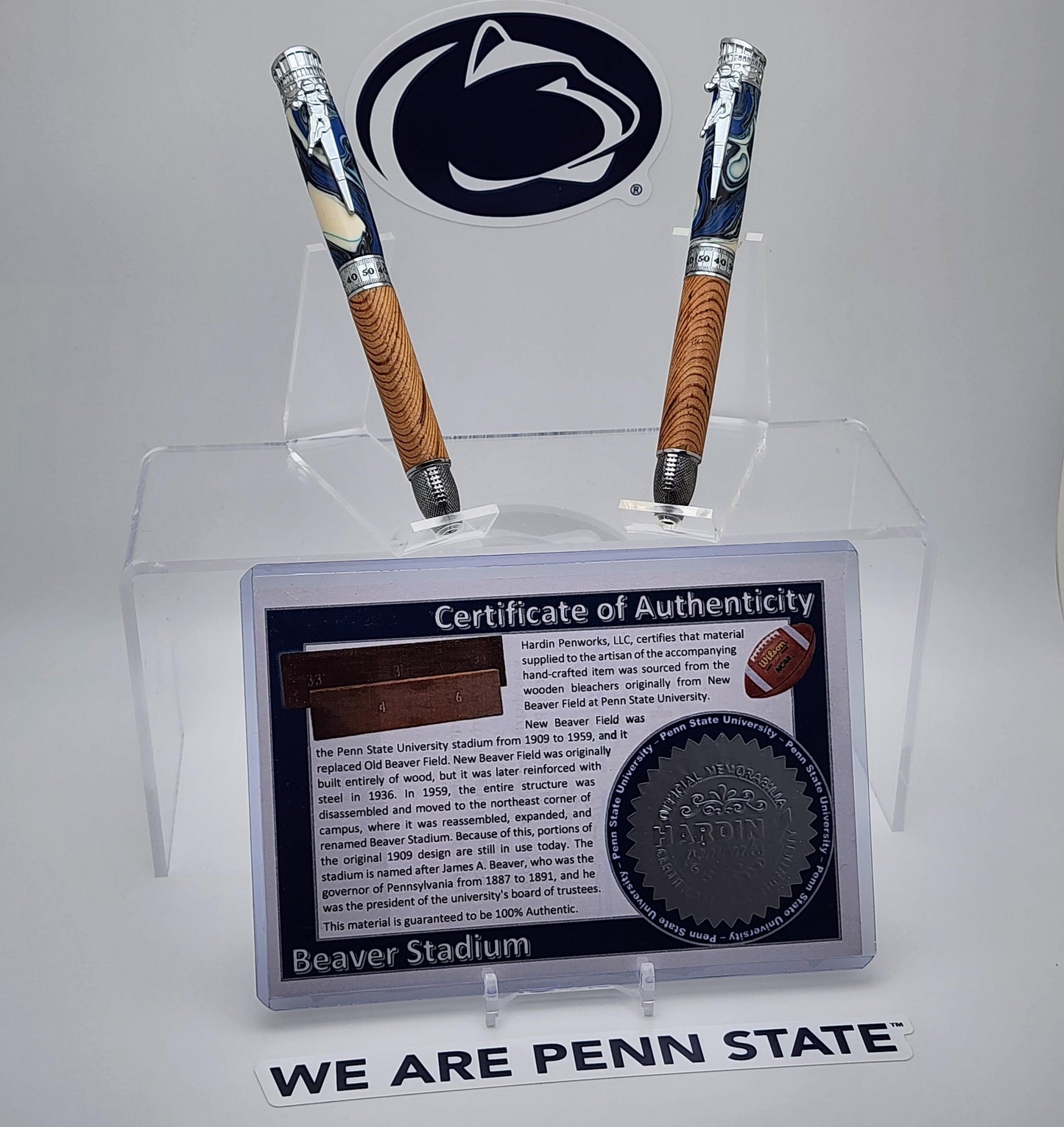 Penn State University | Beaver Stadium Souvenir Football Kit Pen | Stadium Seat Pen | Collectible | NCAA | Nittany Lions Fan Gift | BigTen