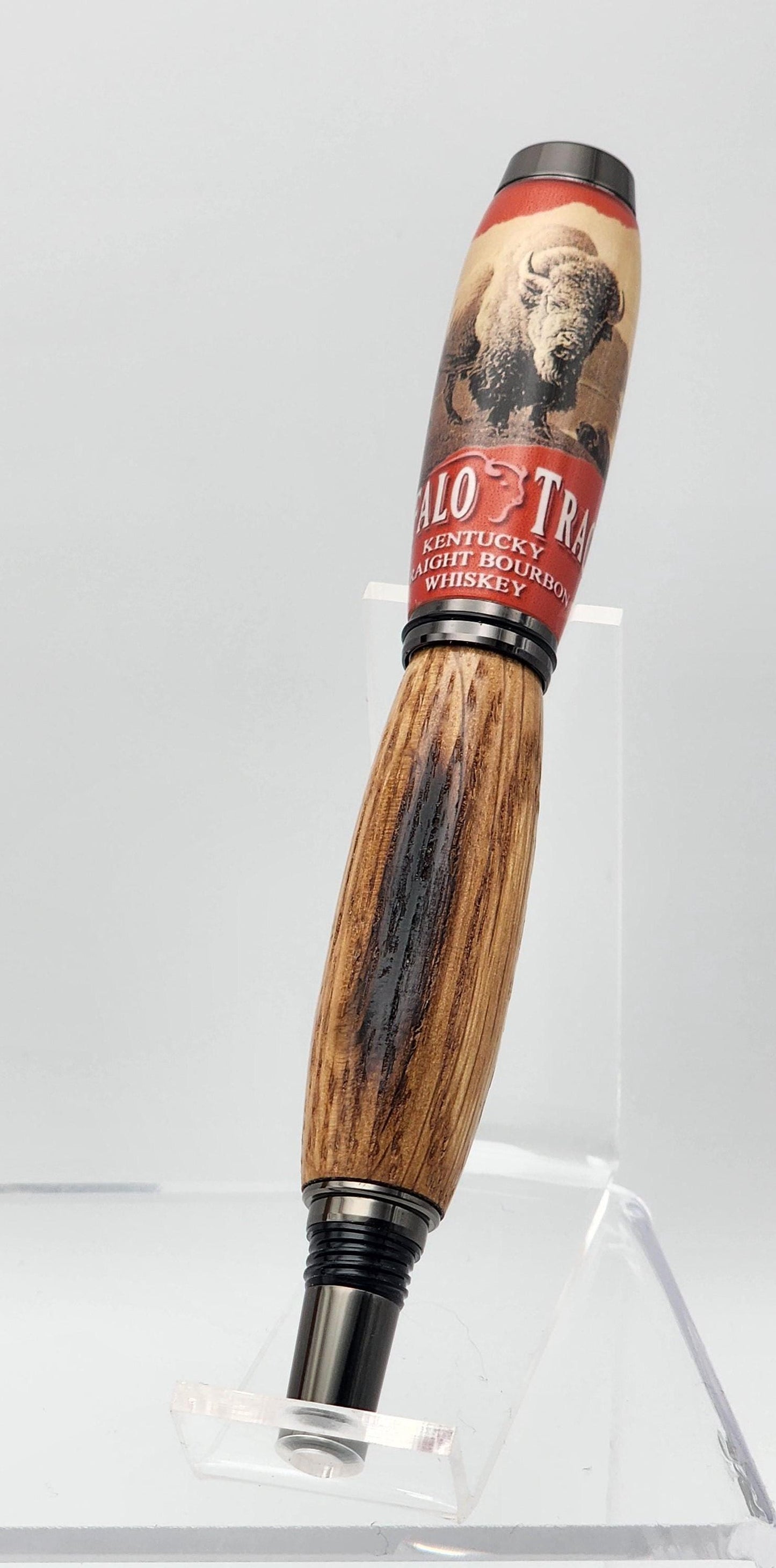 Bourbon & Whiskey Barrel Rollerball Pen | Jack Daniel's | Buffalo Trace | Blanton's | Authentic Oak Barrel Stave Pen | Handmade Pen