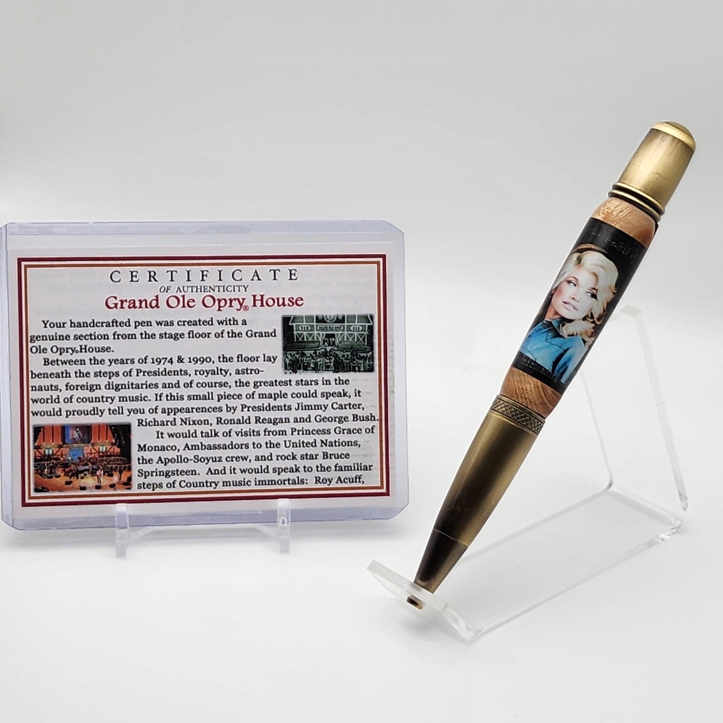 Grand Ole Opry Stage Pen | Country Music History | Country Radio History | Nashville | Twist Pen | Collectible | Handcrafted | Handmade