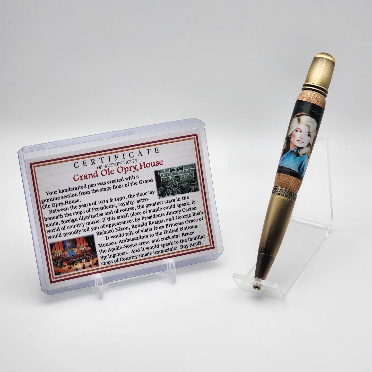 Grand Ole Opry Stage Pen | Country Music History | Country Radio History | Nashville | Twist Pen | Collectible | Handcrafted | Handmade