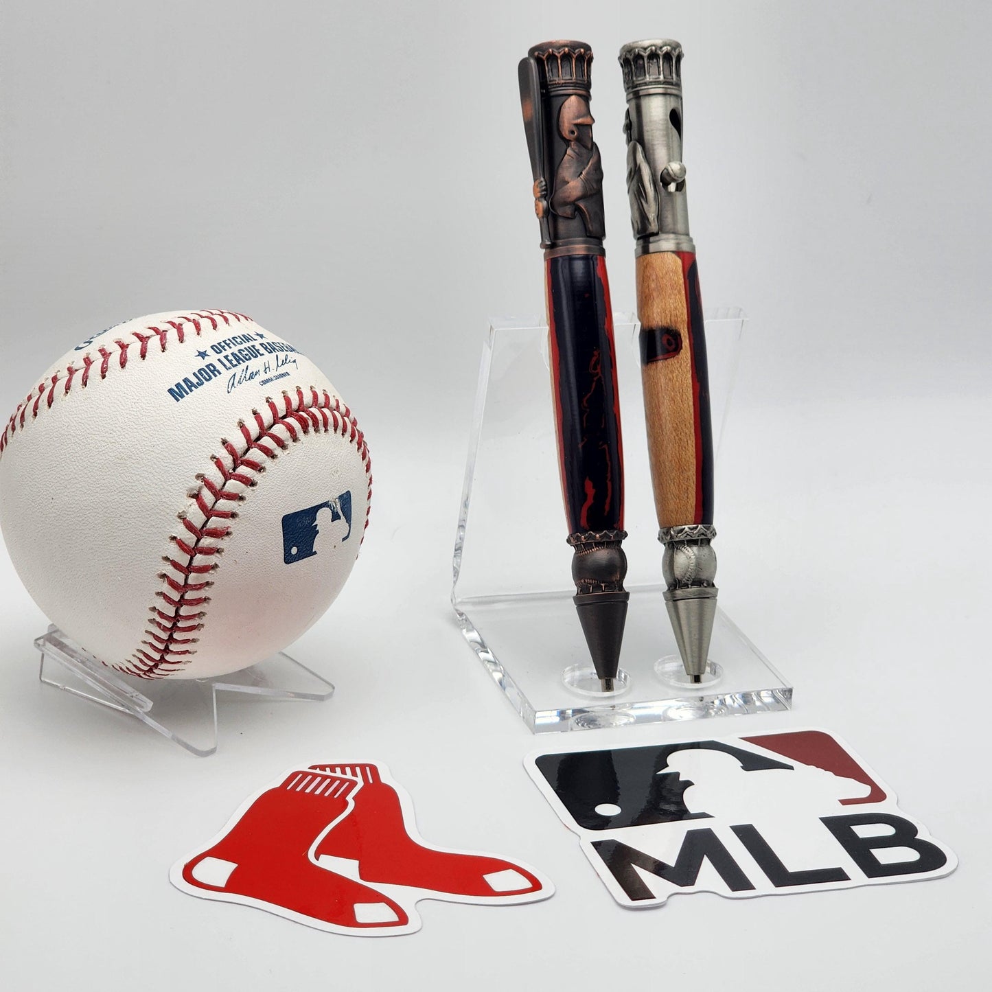 Boston Red Sox Baseball Kit Pen | Fenway Park Hybrid Resin-Wood Souvenir | Fenway Park | Collectible | MLB | Handcrafted | Red Sox Fan Gift