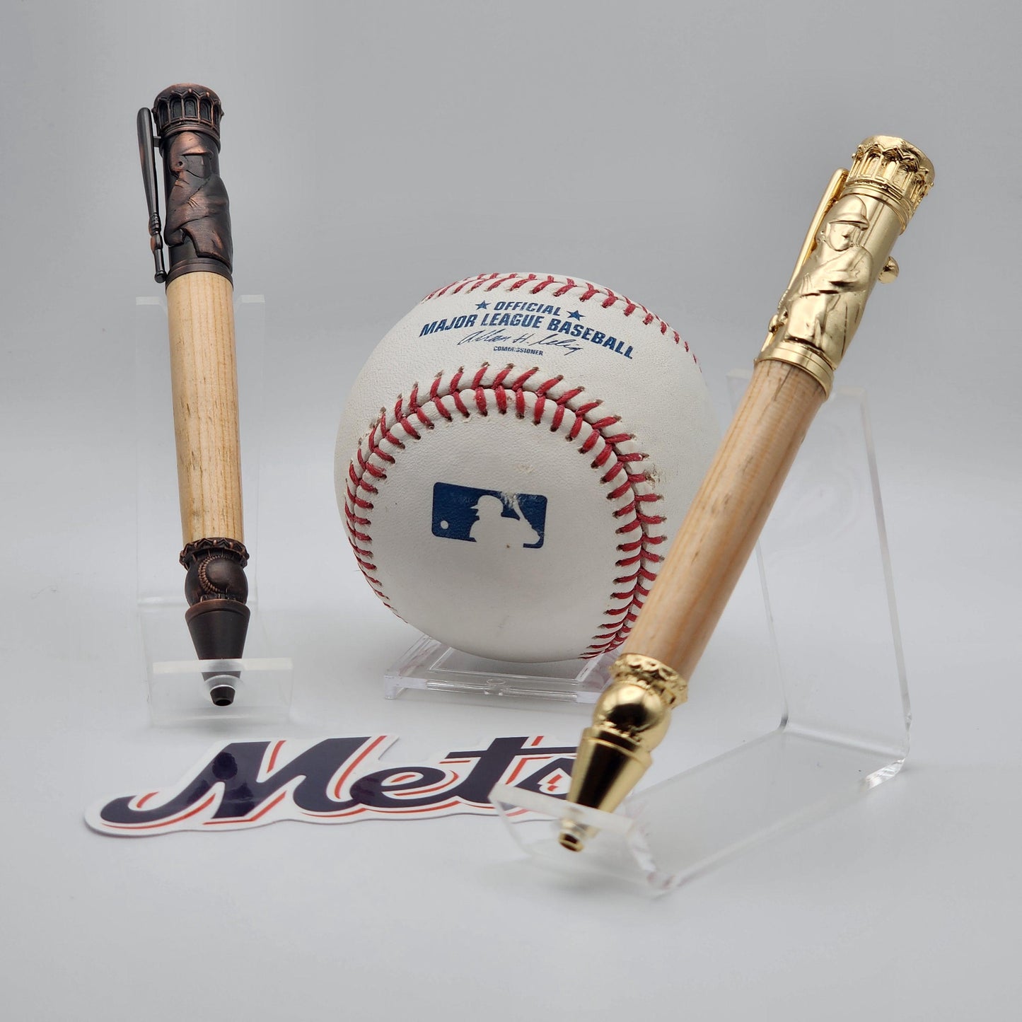 New York Mets Pen – Made from Shea Stadium Seating · Baseball Kit Bolt-Action Pen · MLB Collectible · Mets Fan Gift
