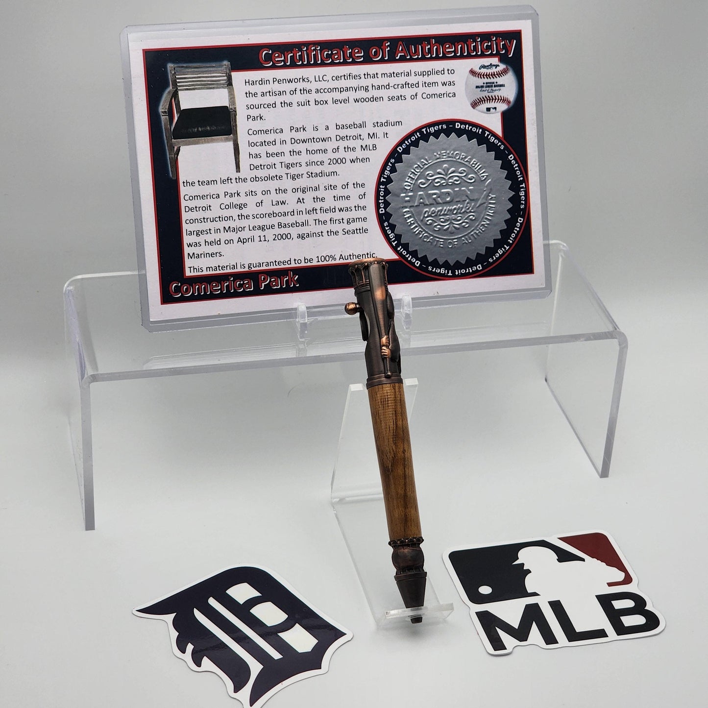 Detroit Tigers Comerica Park | Detroit Tigers Souvenir Pen | Stadium Seat Pen | Baseball | Collectible | MLB | | Tigers Fan Gift