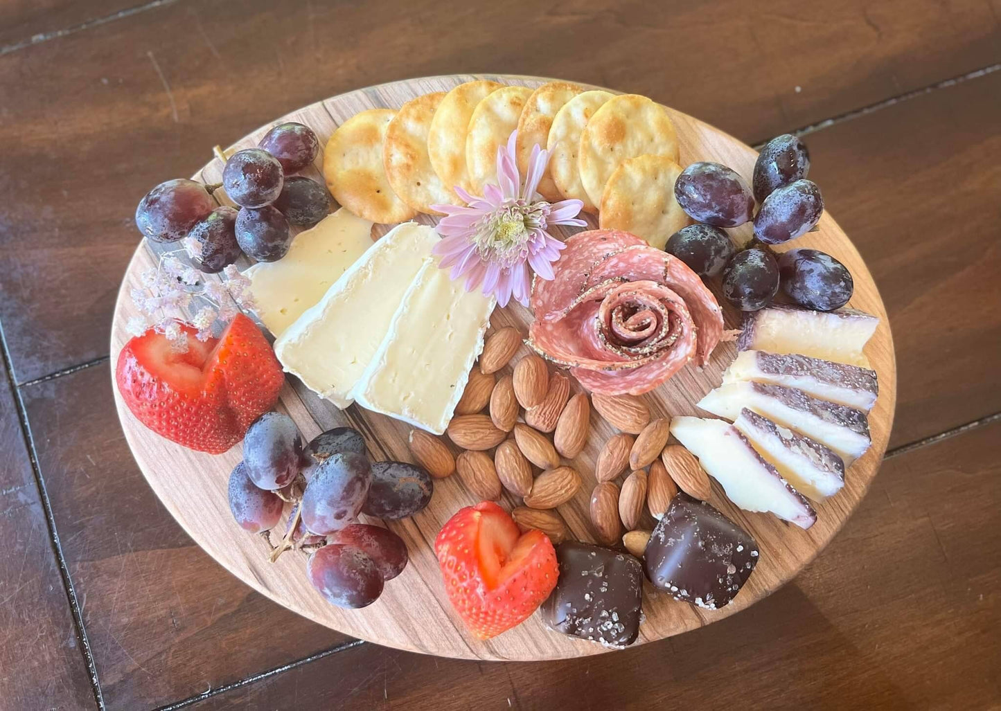 Charcuterie Board - Cheese Board - Cutting Board - Entertaining - Decor - Ambrosia Maple - Hardwood - Handmade - Distinctive and Unique
