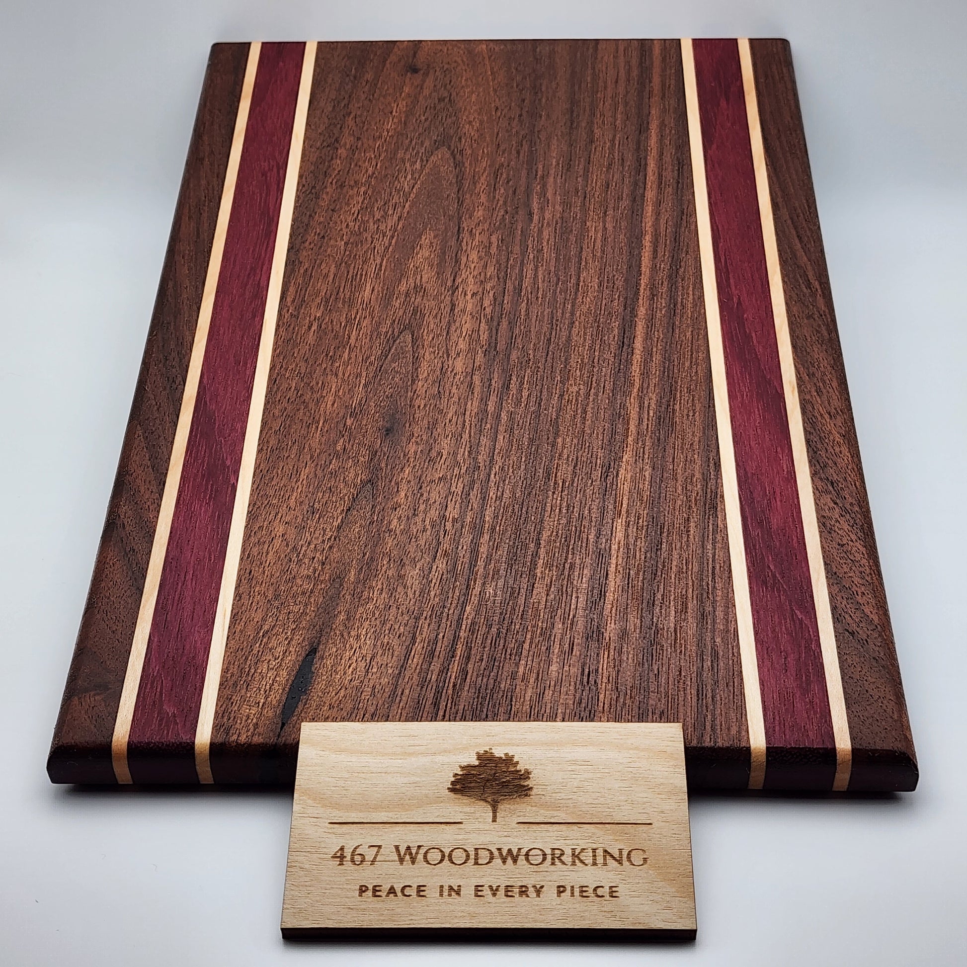 Cutting Board | Handmade | Walnut | Maple | Purpleheart | Kitchen Decor | Home Cook | Wedding Gift | Chef Gift | Housewarming Gift