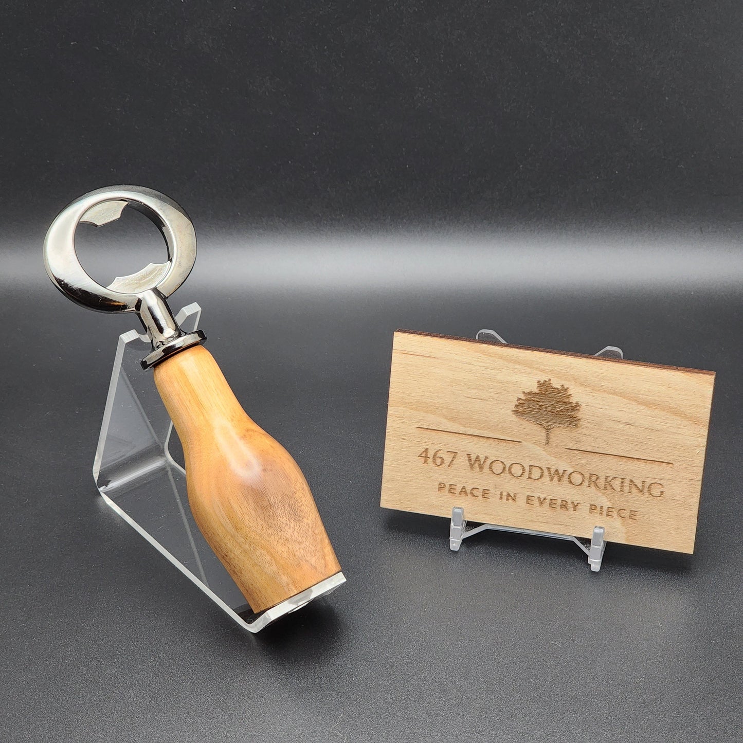 Gunmetal Bottle Opener - Patagonia Rosewood