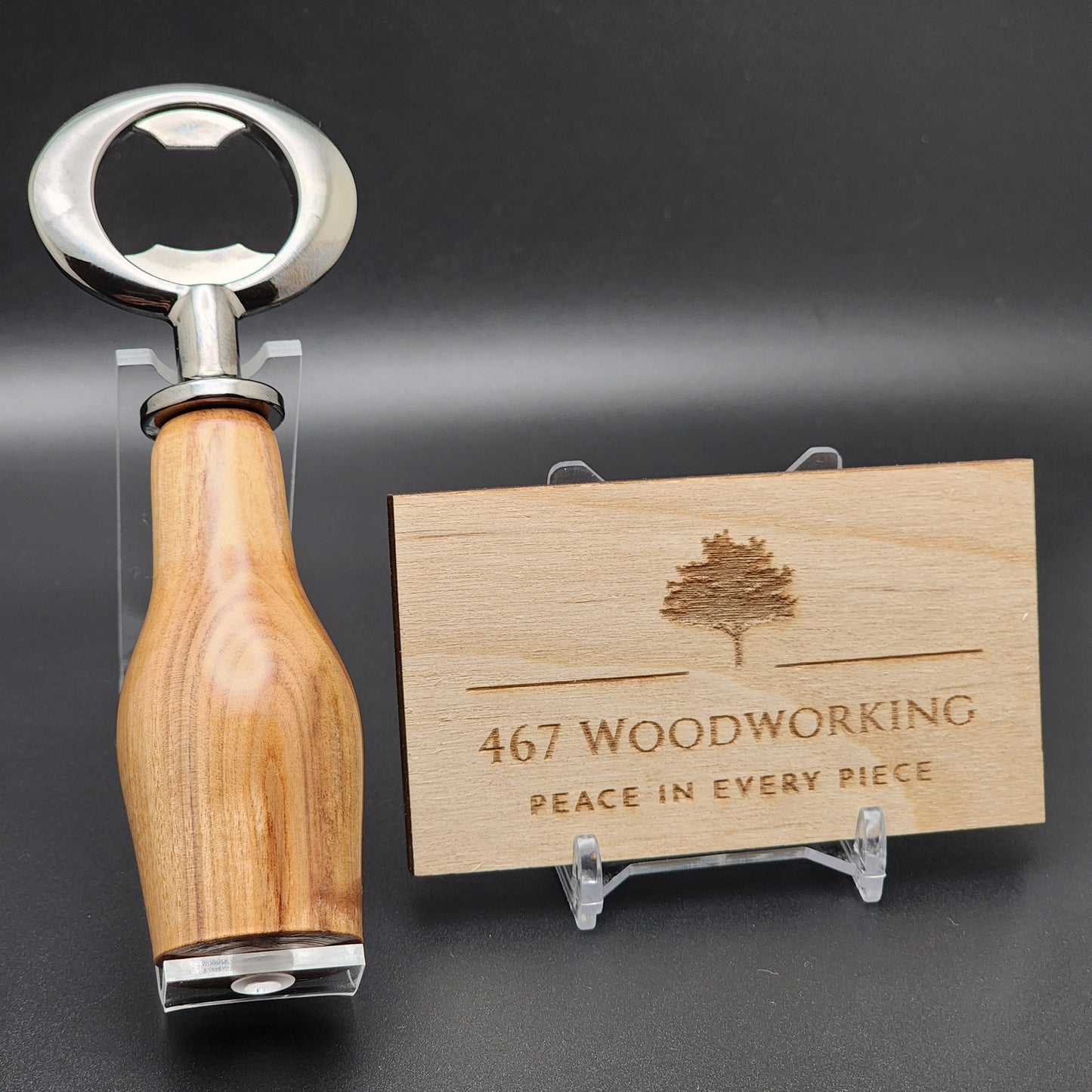 Gunmetal Bottle Opener - Patagonia Rosewood