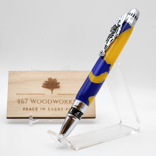 Nashville Soccer Supporter Pen | NSC | Soccer Fan Pen | MLS | Turned Pen | Handcrafted Pen | Unique Gift