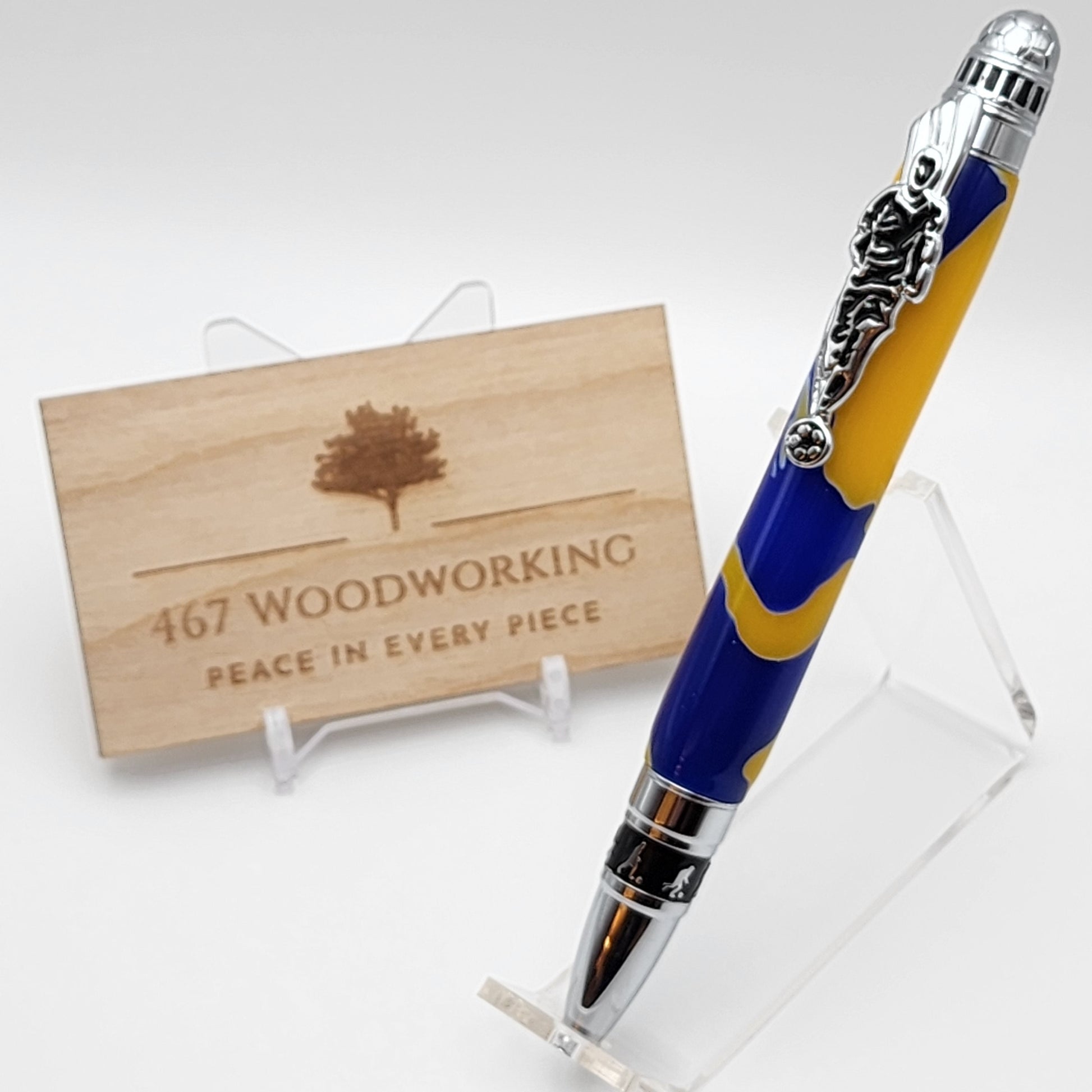 Soccer Supporter Pen | Soccer Fan Pen | Turned Pen | Handcrafted Pen | Unique Gift