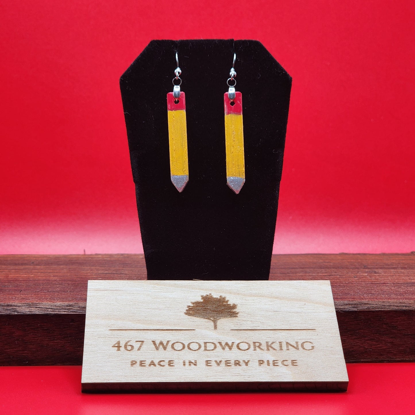 Pencil Earrings | Teacher Earrings | Teacher Gift | Teacher Appreciation | Back to School | Dangle Earrings