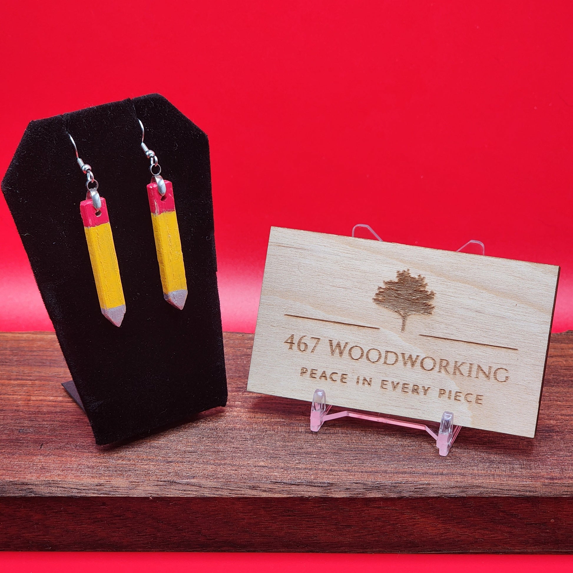 Pencil Earrings | Teacher Earrings | Teacher Gift | Teacher Appreciation | Back to School | Dangle Earrings