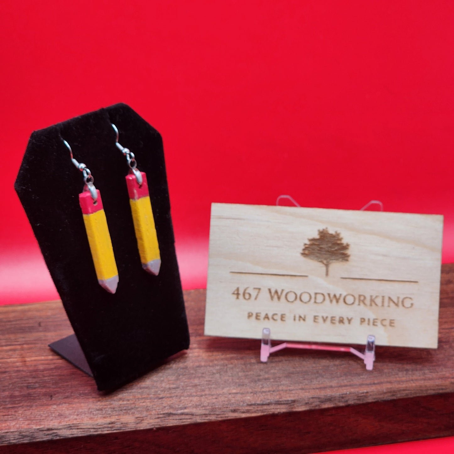 Pencil Earrings | Teacher Earrings | Teacher Gift | Teacher Appreciation | Back to School | Dangle Earrings