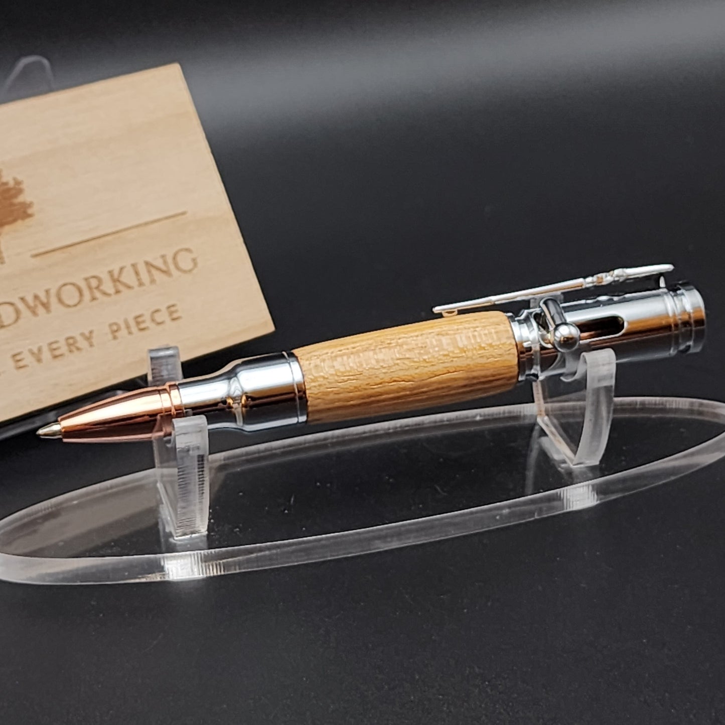 Mini 30 Caliber Bolt-Action Pen | Bullet Pen | Handmade Pen | Artisan Pen