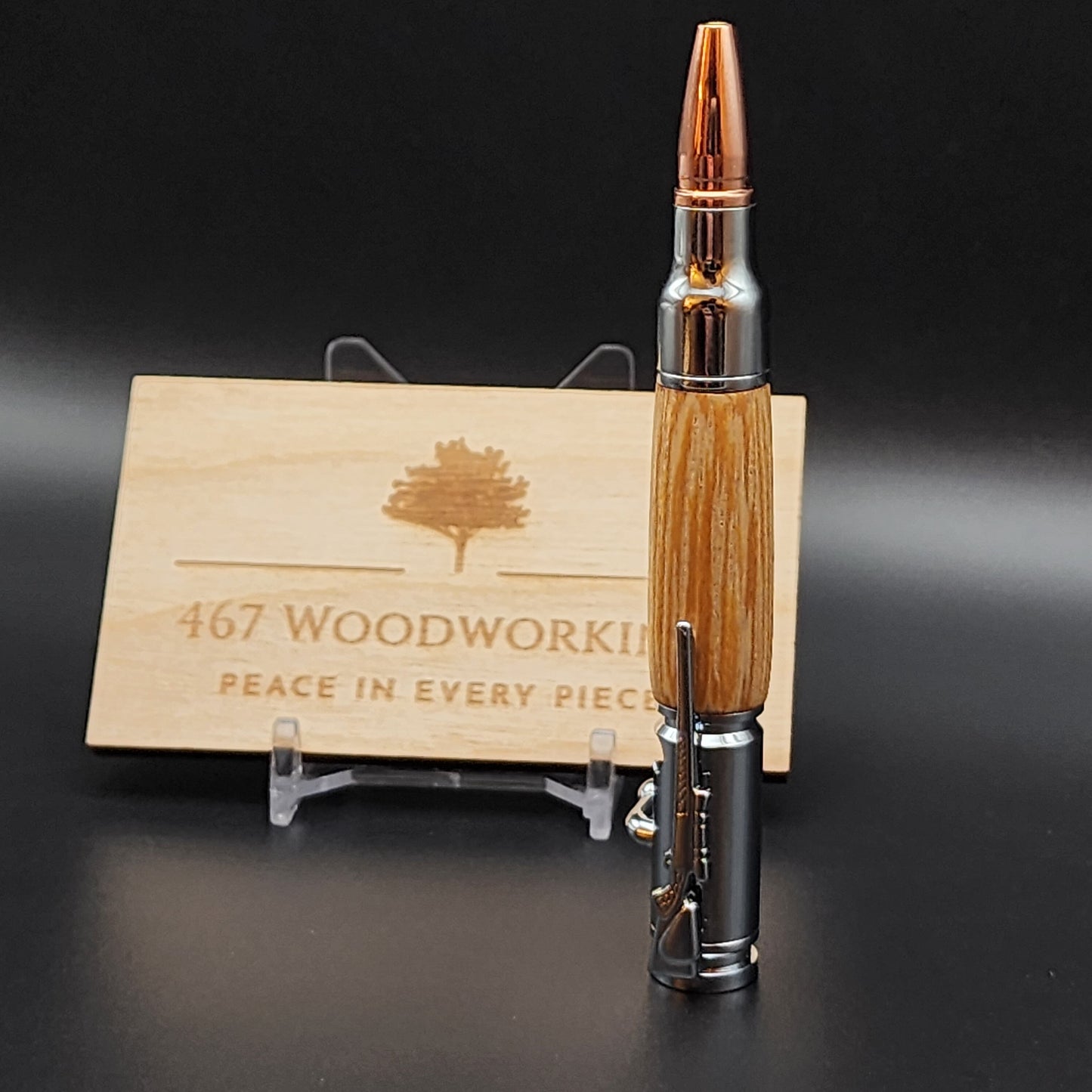 Mini 30 Caliber Bolt-Action Pen | Bullet Pen | Handmade Pen | Artisan Pen