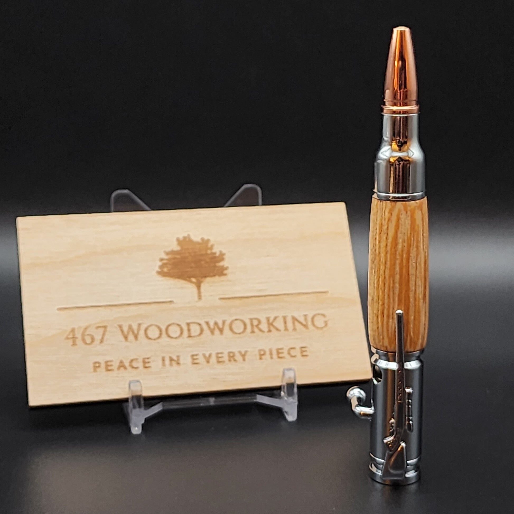 Mini 30 Caliber Bolt-Action Pen | Bullet Pen | Handmade Pen | Artisan Pen