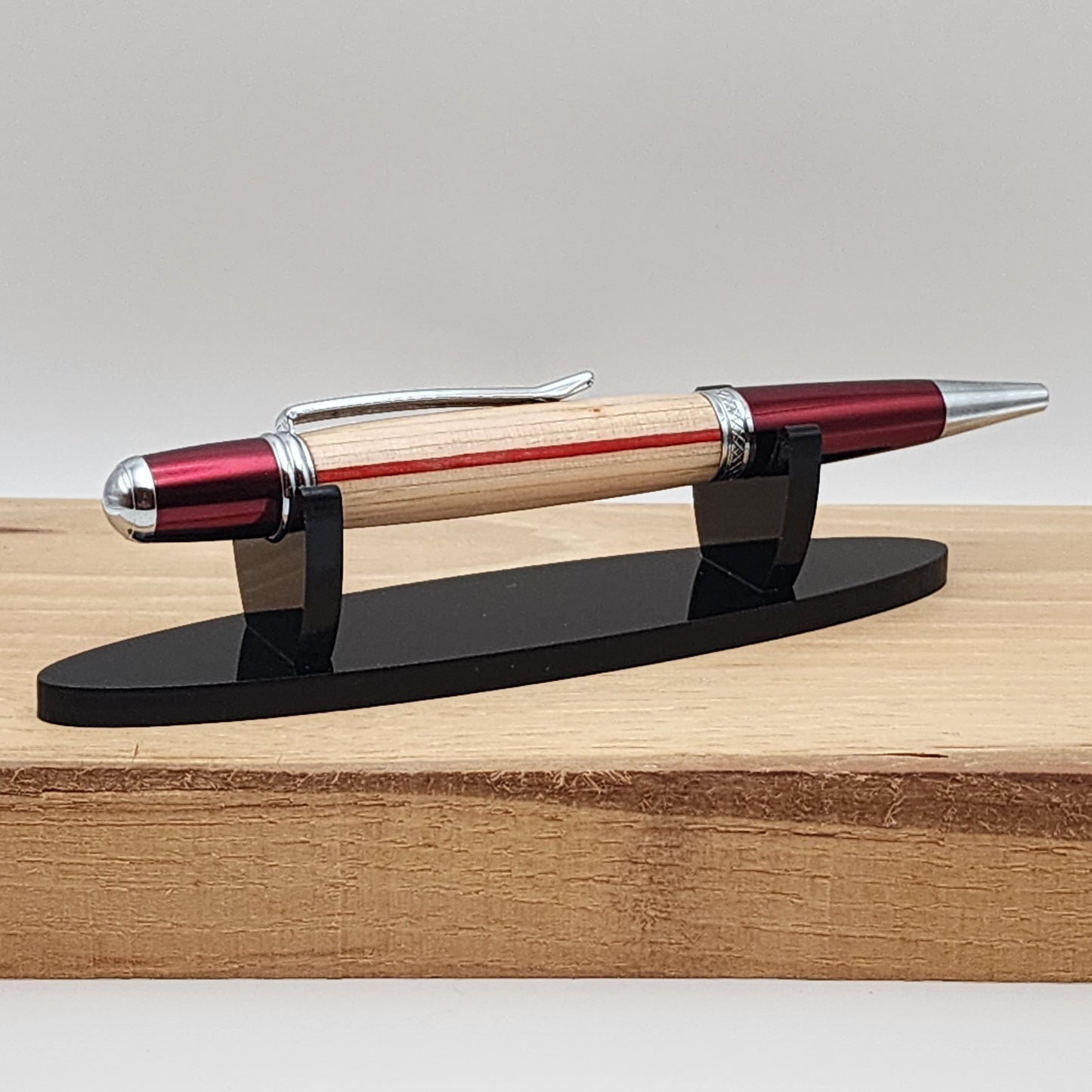 Thin Red Line Pen | Nurse | Nurse Gift | Turned Pen | Artisan Pen | Handcrafted
