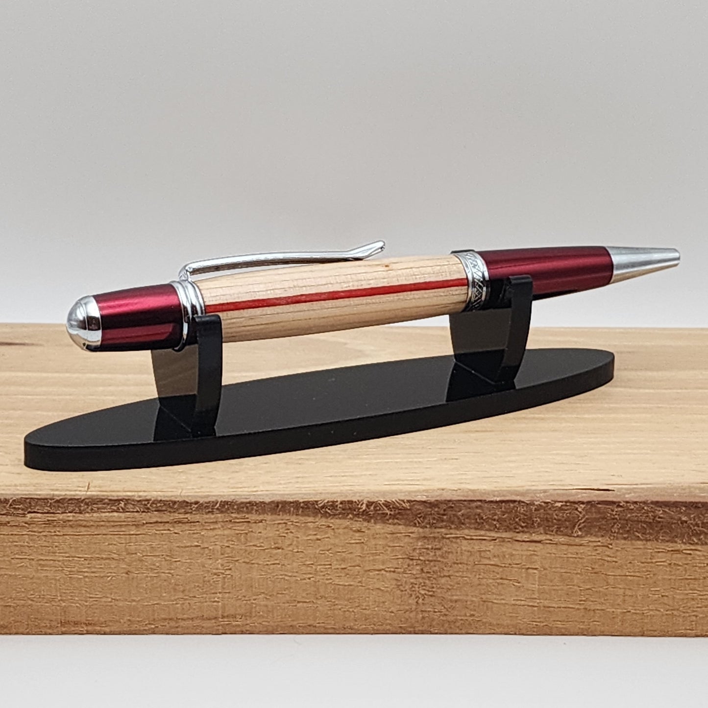 Thin Red Line Pen – Spectraply Twist Pen for Nurses & First Responders Handcrafted Pen · Nurse Gift · Promotion or Graduation Gift