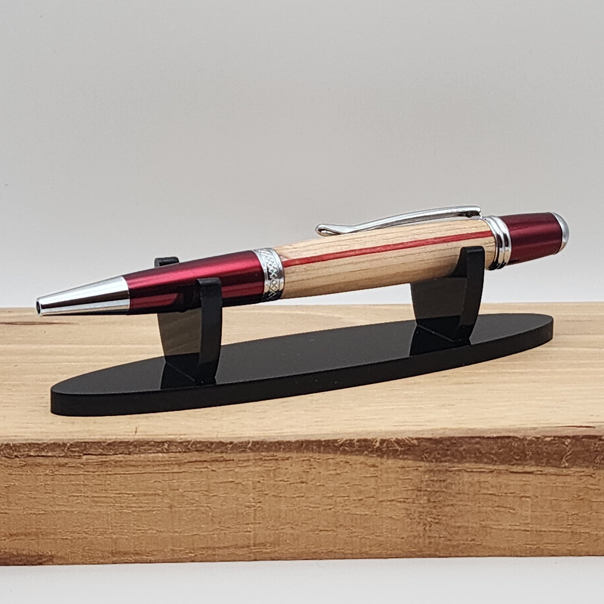 Thin Red Line Pen | Nurse | Nurse Gift | Turned Pen | Artisan Pen | Handcrafted