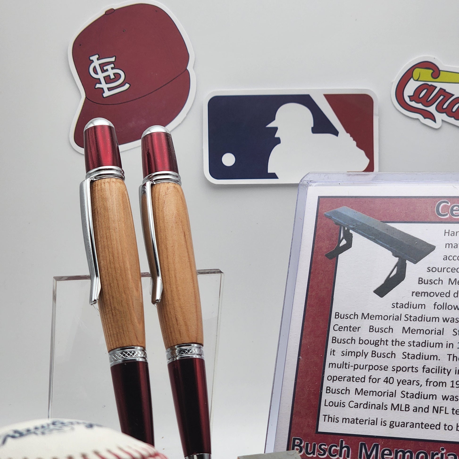 St. Louis Cardinals Pen | Busch Memorial Stadium Souvenir Seat Pen | Baseball | Collectible | MLB | Cardinals Fan Gift