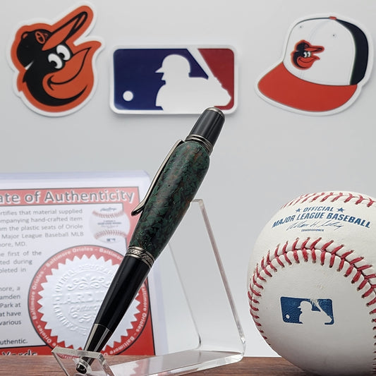 Baltimore Orioles Pen | Oriole Park at Camden Yards Souvenir Seat Pen | Baseball | Collectible | MLB | Handcrafted Pen | Orioles Fan Gift