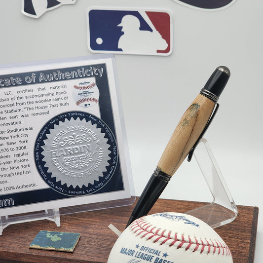 New York Yankees Pen | Yankee Stadium (1923) Souvenir Straight Back Seat Pen | Baseball | Collectible | MLB | Handcrafted Pen | Yankees Fan Gift