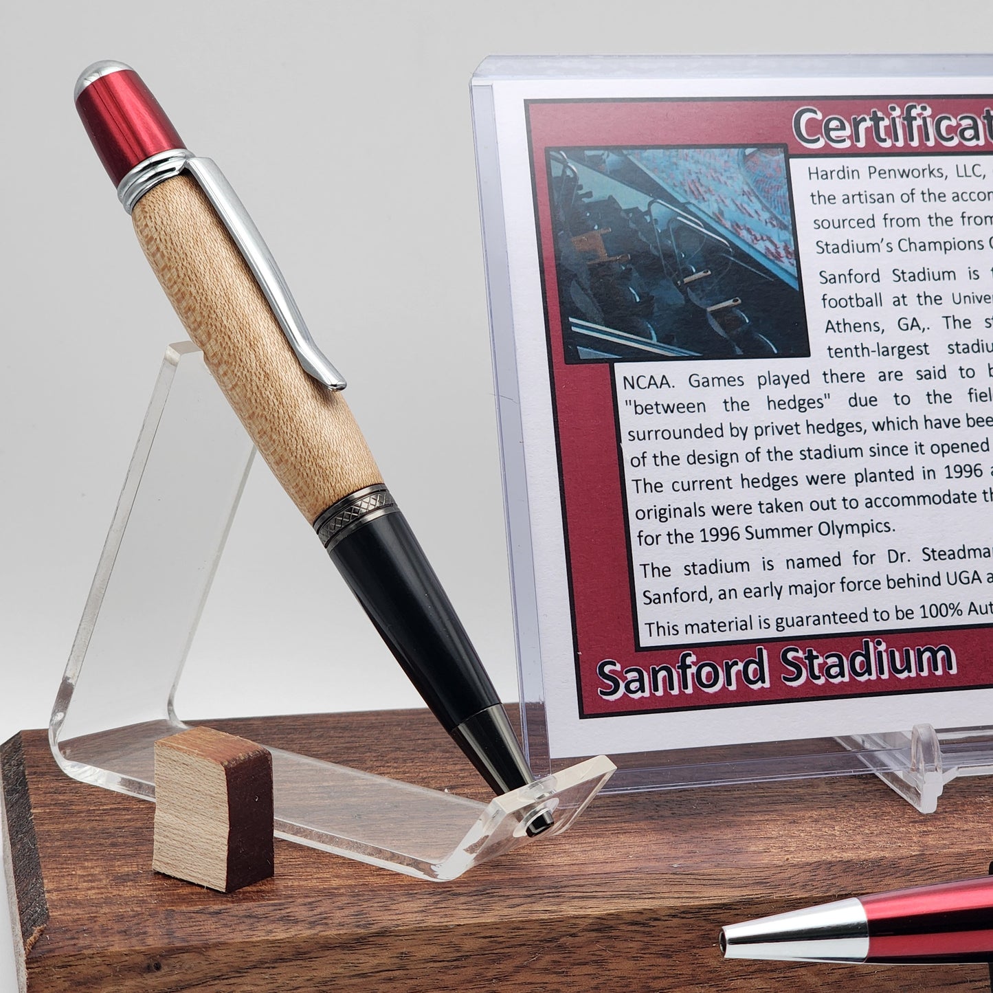 University of Georgia Pen | Sanford Stadium Souvenir Pen | College Football | Collectible | NCAA | SEC | Handcrafted Pen | Bulldogs Fan Gift