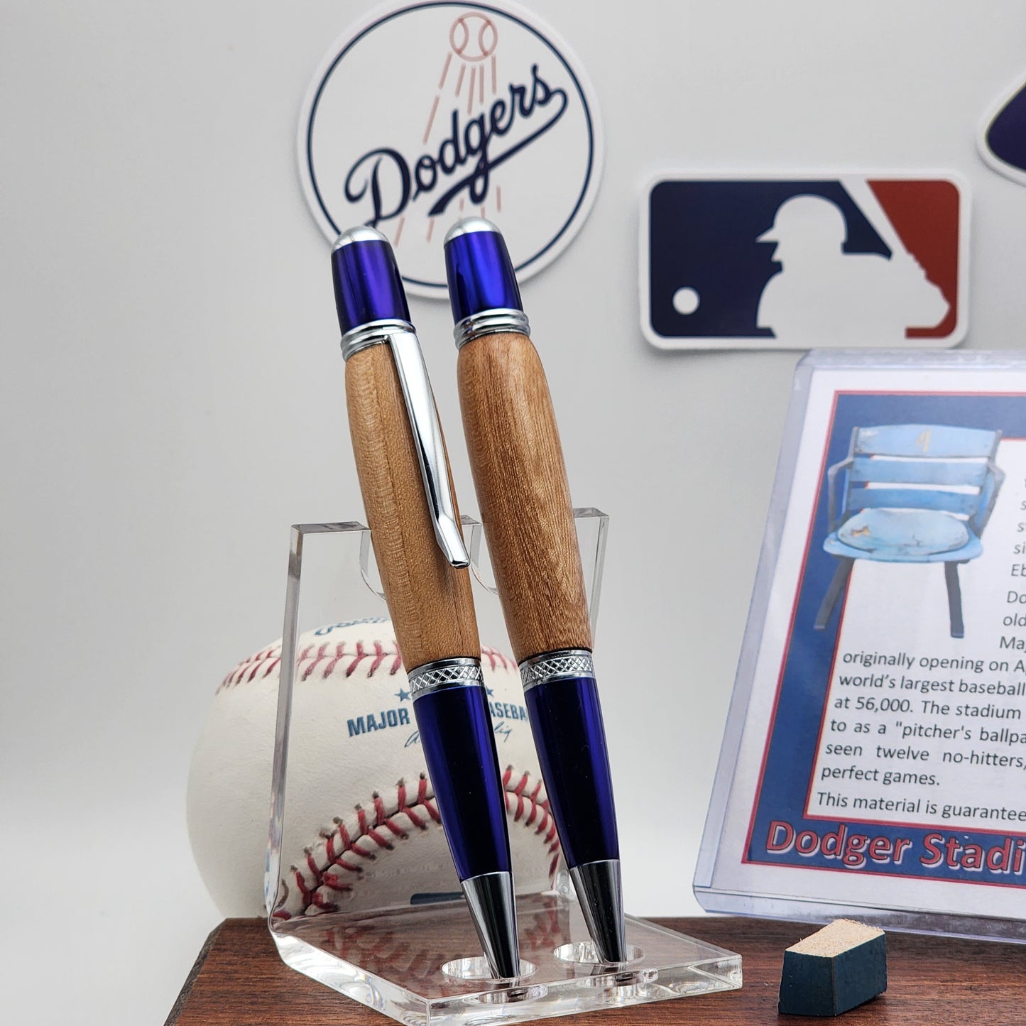 Los Angeles Dodgers | Dodger Stadium Souvenir Pen | Dodger Stadium Seat Pen | Baseball | Collectible | MLB | Handcrafted | Dodgers Fan Gift