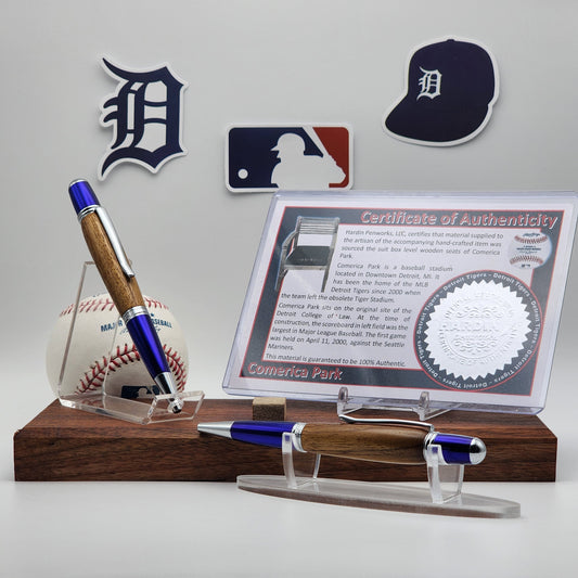 Comerica Park | Detroit Tigers Souvenir Pen | Stadium Seat Pen | Baseball | Collectible | MLB | | Tigers Fan Gift