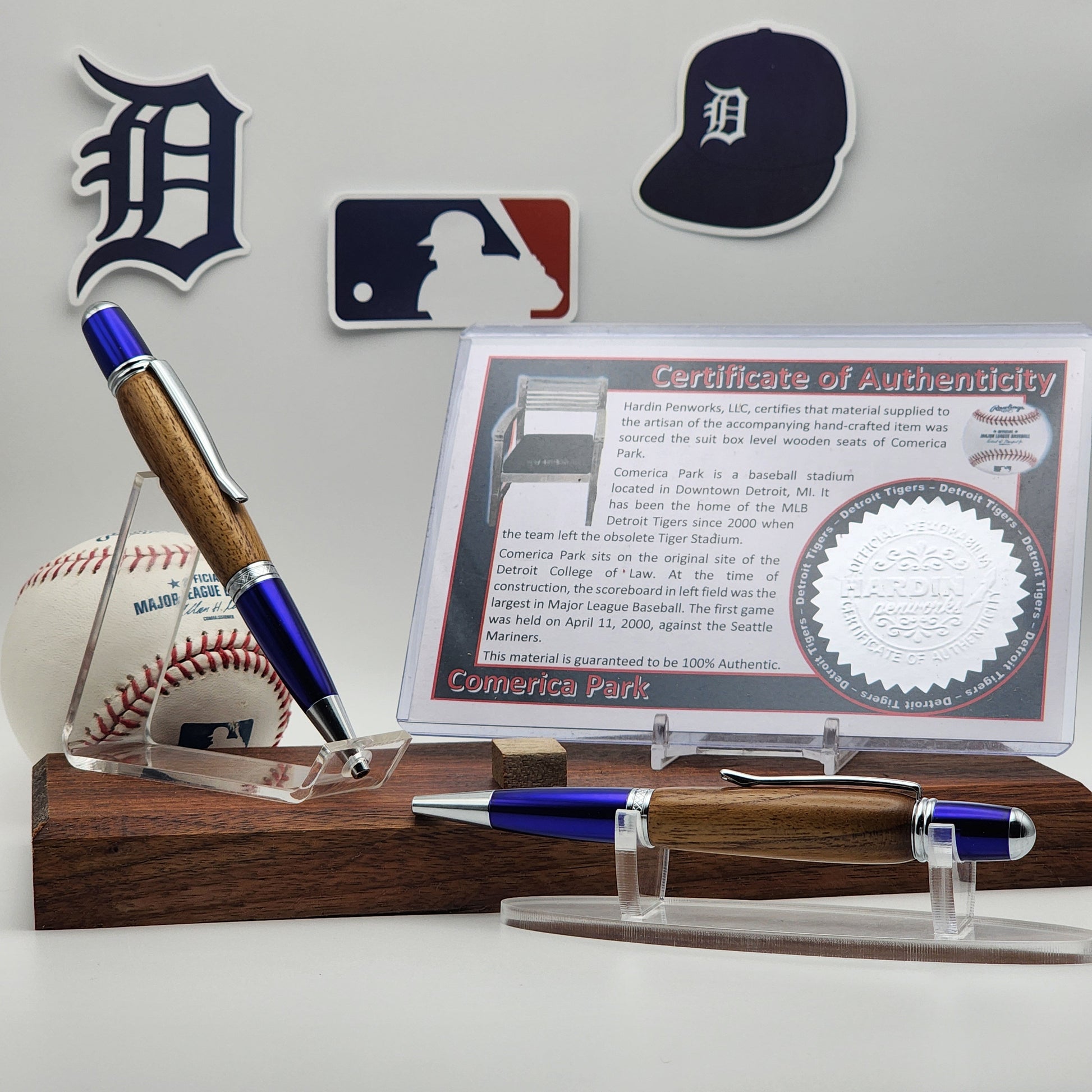 Comerica Park | Detroit Tigers Souvenir Pen | Stadium Seat Pen | Baseball | Collectible | MLB | | Tigers Fan Gift